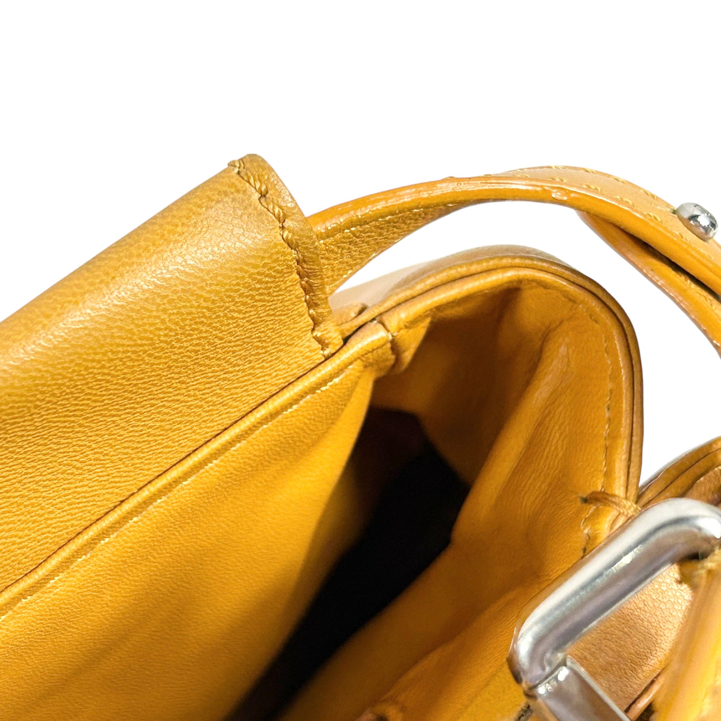 Mustard Yellow Nappa Mini Peekaboo w/SHW