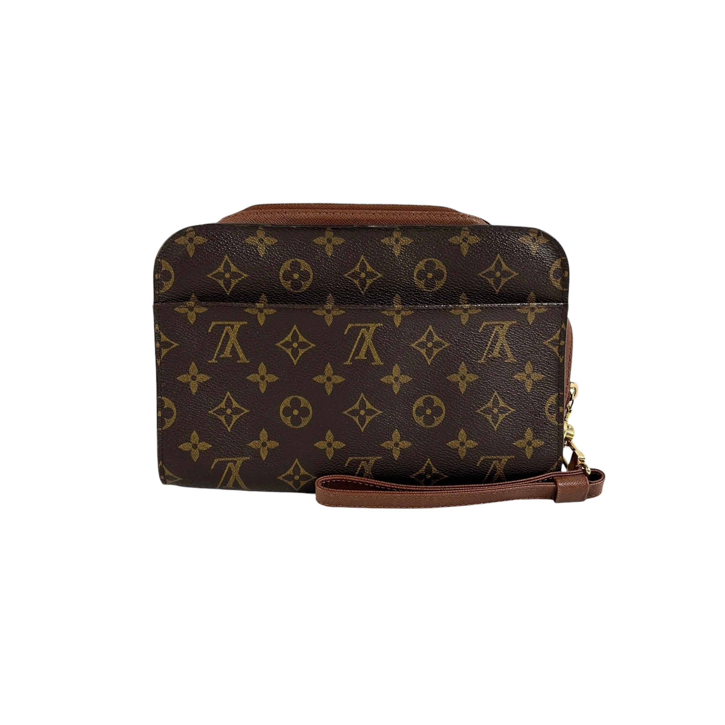 Vintage Monogram Canvas Pochette Orsay Clutch Bag w/GHW