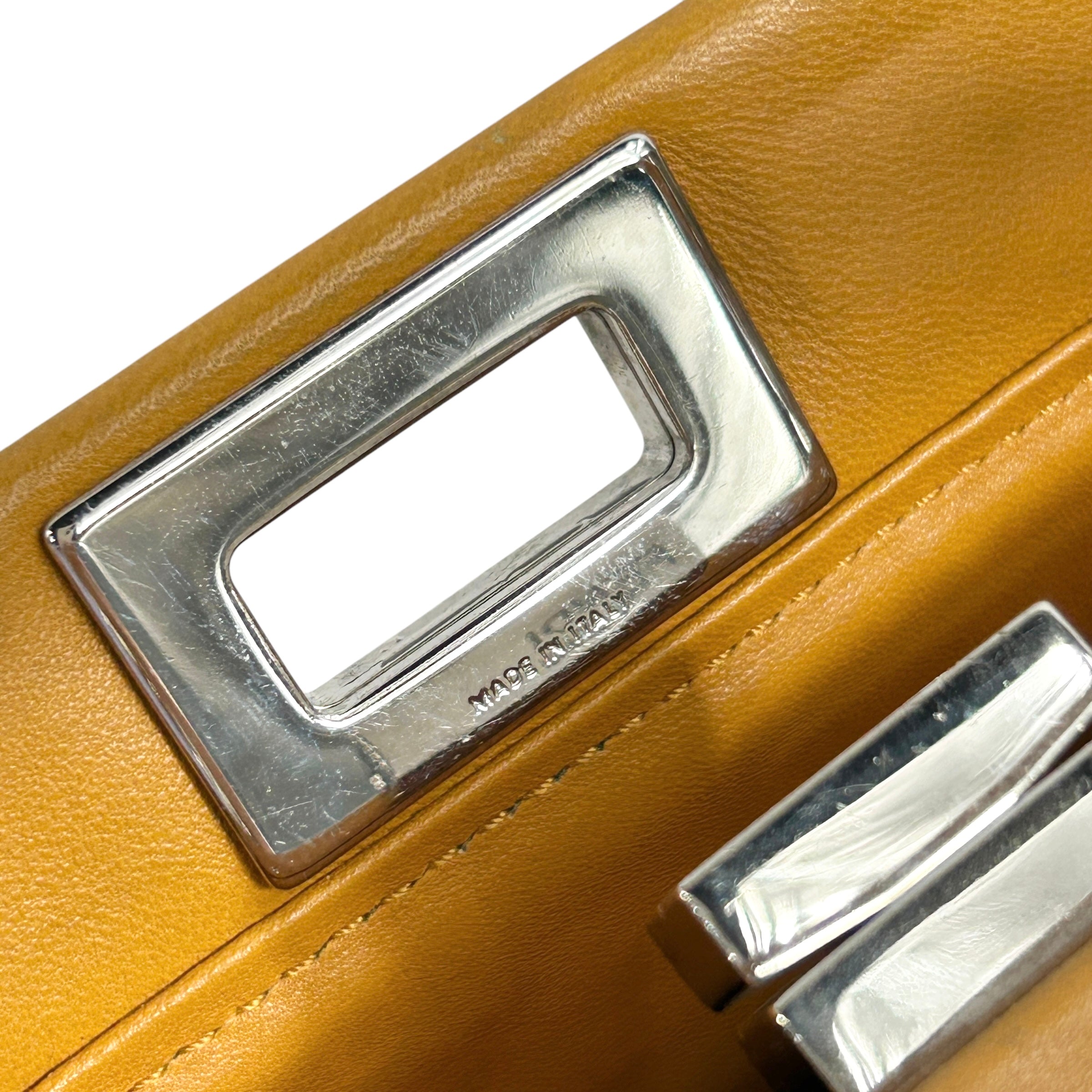 Mustard Yellow Nappa Mini Peekaboo w/SHW