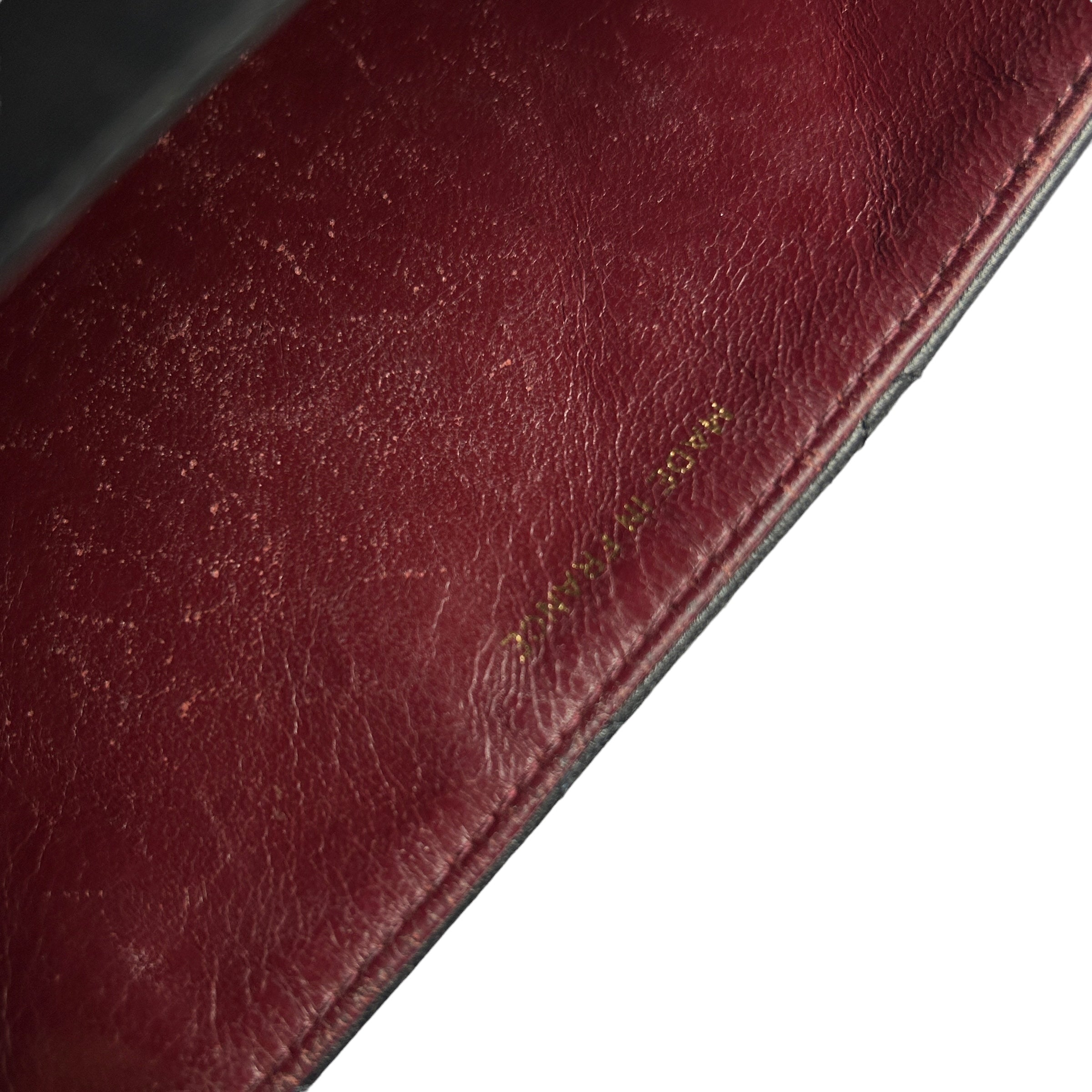 Vintage Lambskin Chocolate Brown Medium Diana Flap w/GHW