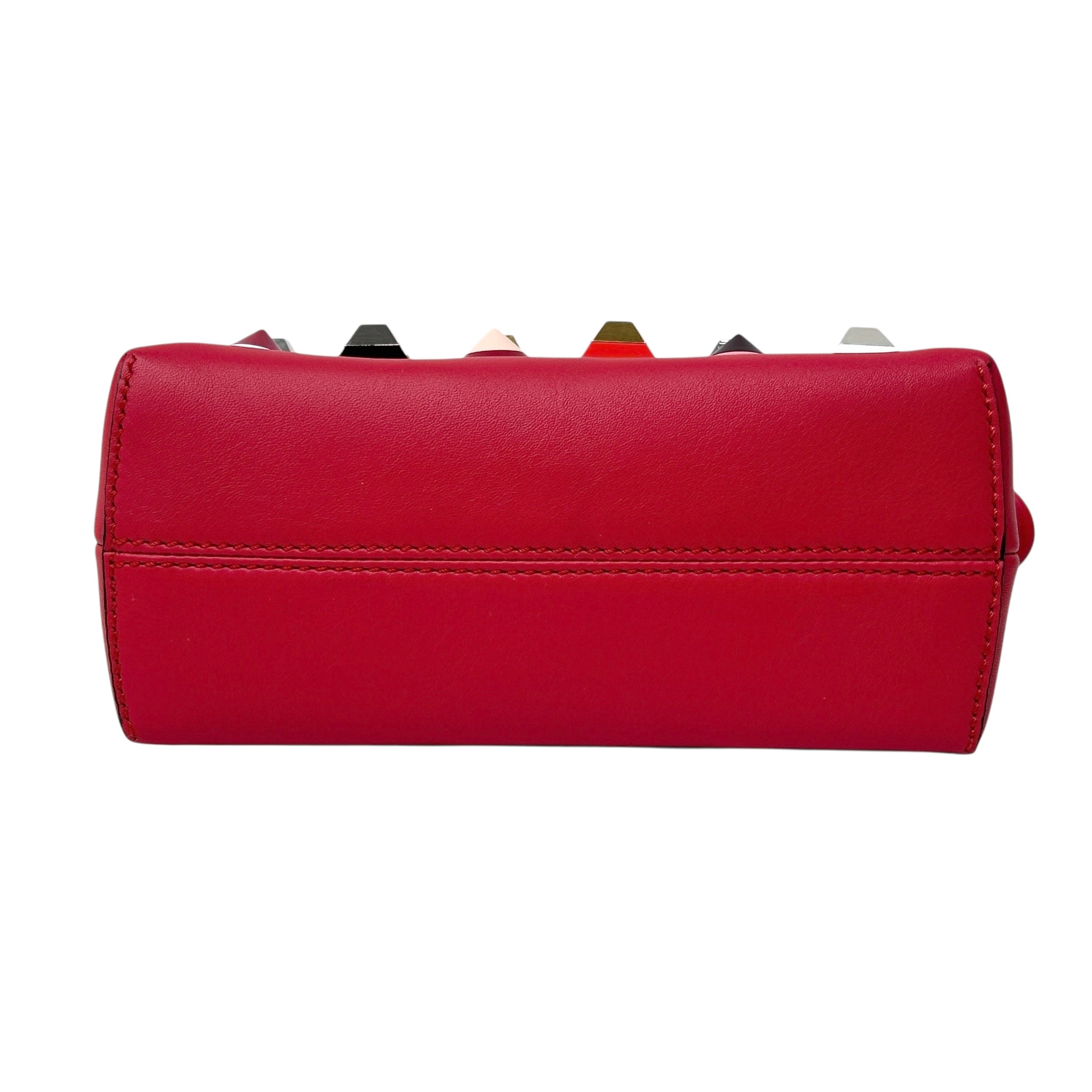 Red Mini Studded By The Way Bag w/SHW