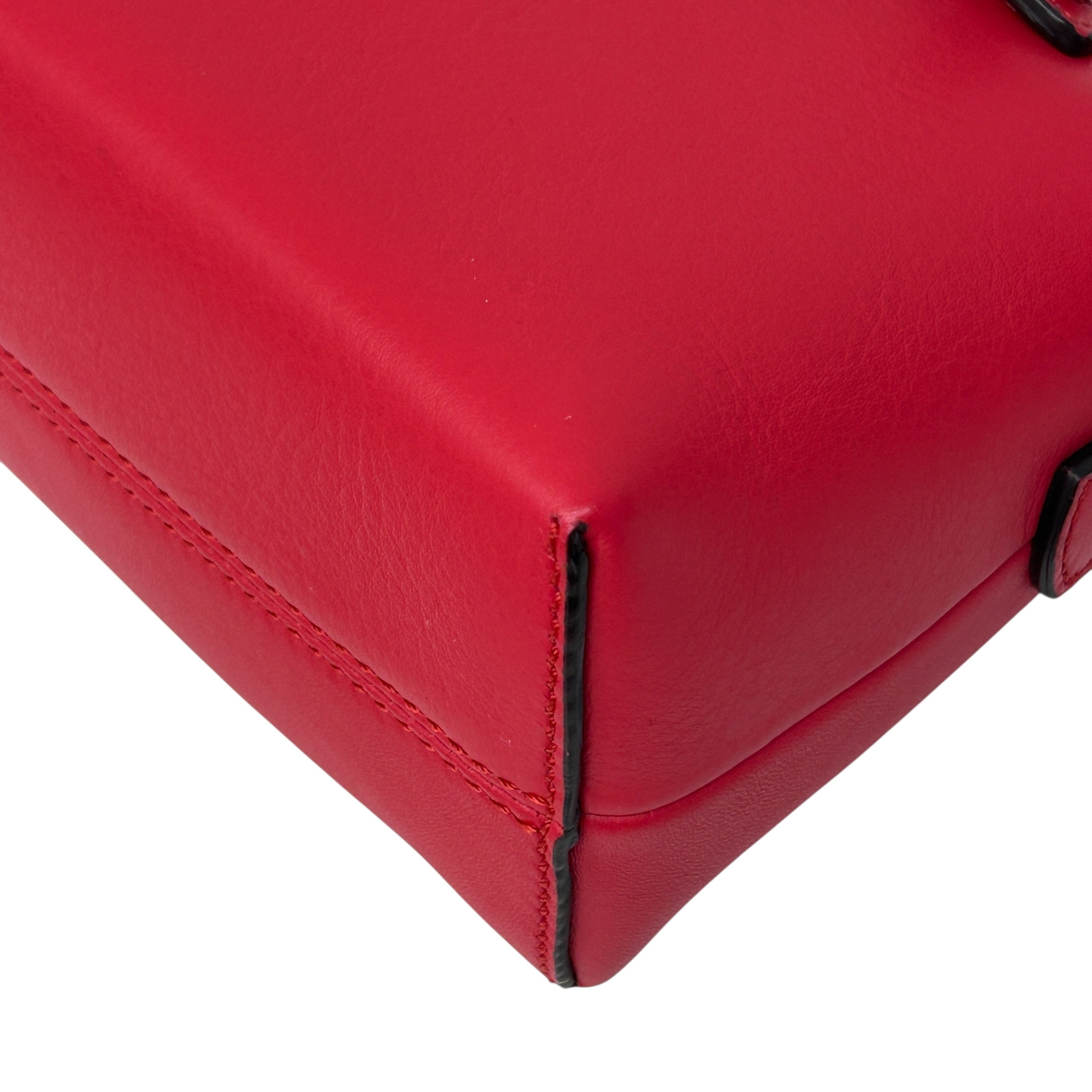 Red Mini Studded By The Way Bag w/SHW