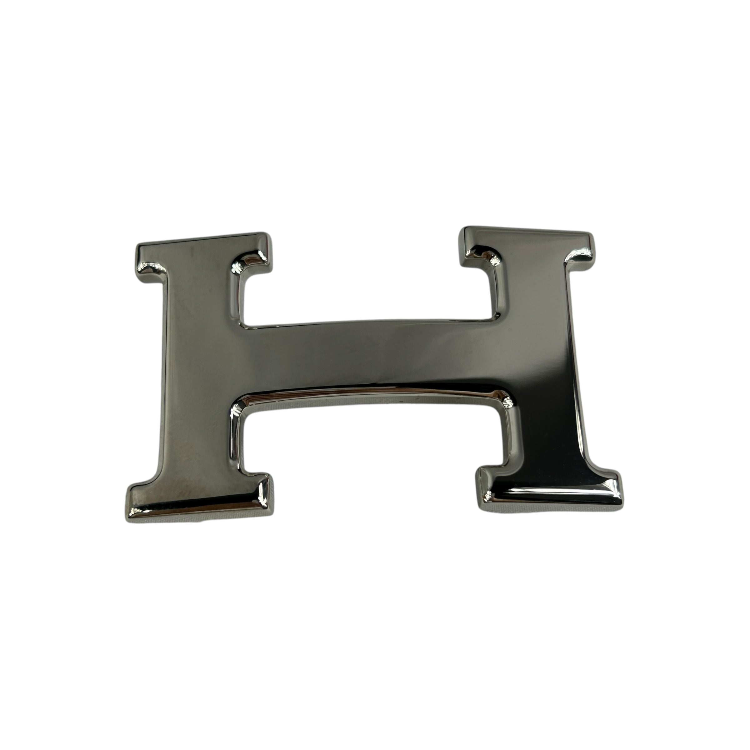 Reversible Black Calfskin/Chocolate Brown Togo H Belt w/PHW