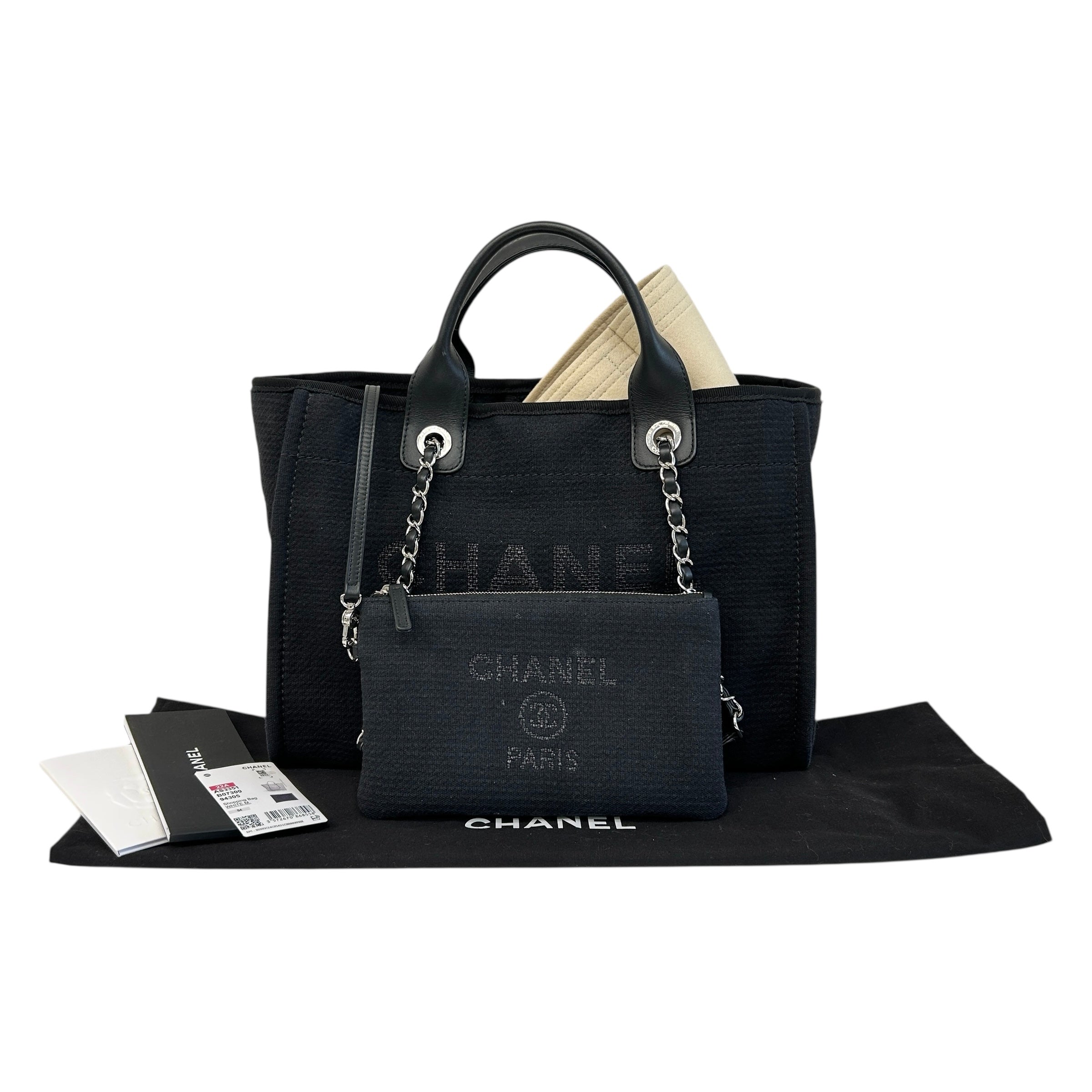 Black Deauville New Small Bag w/Pochette