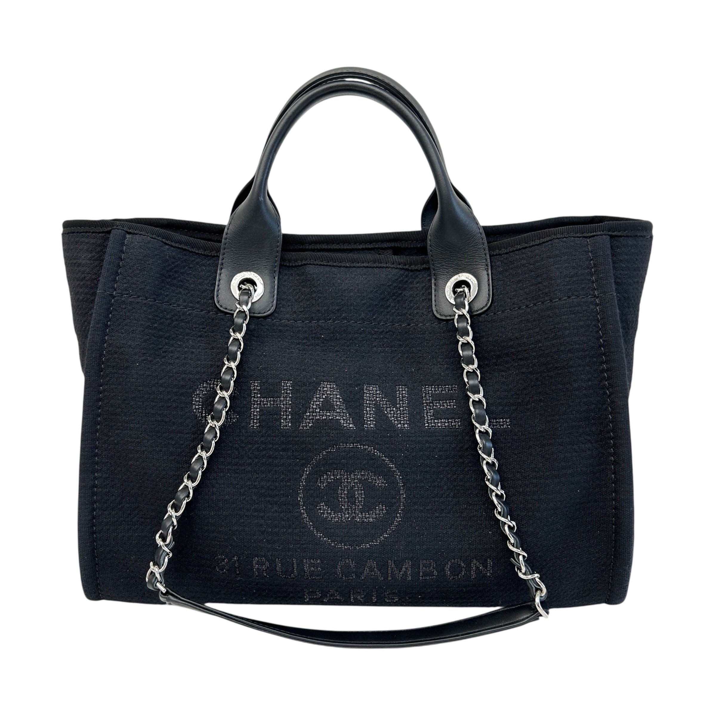 Black Deauville New Small Bag w/Pochette