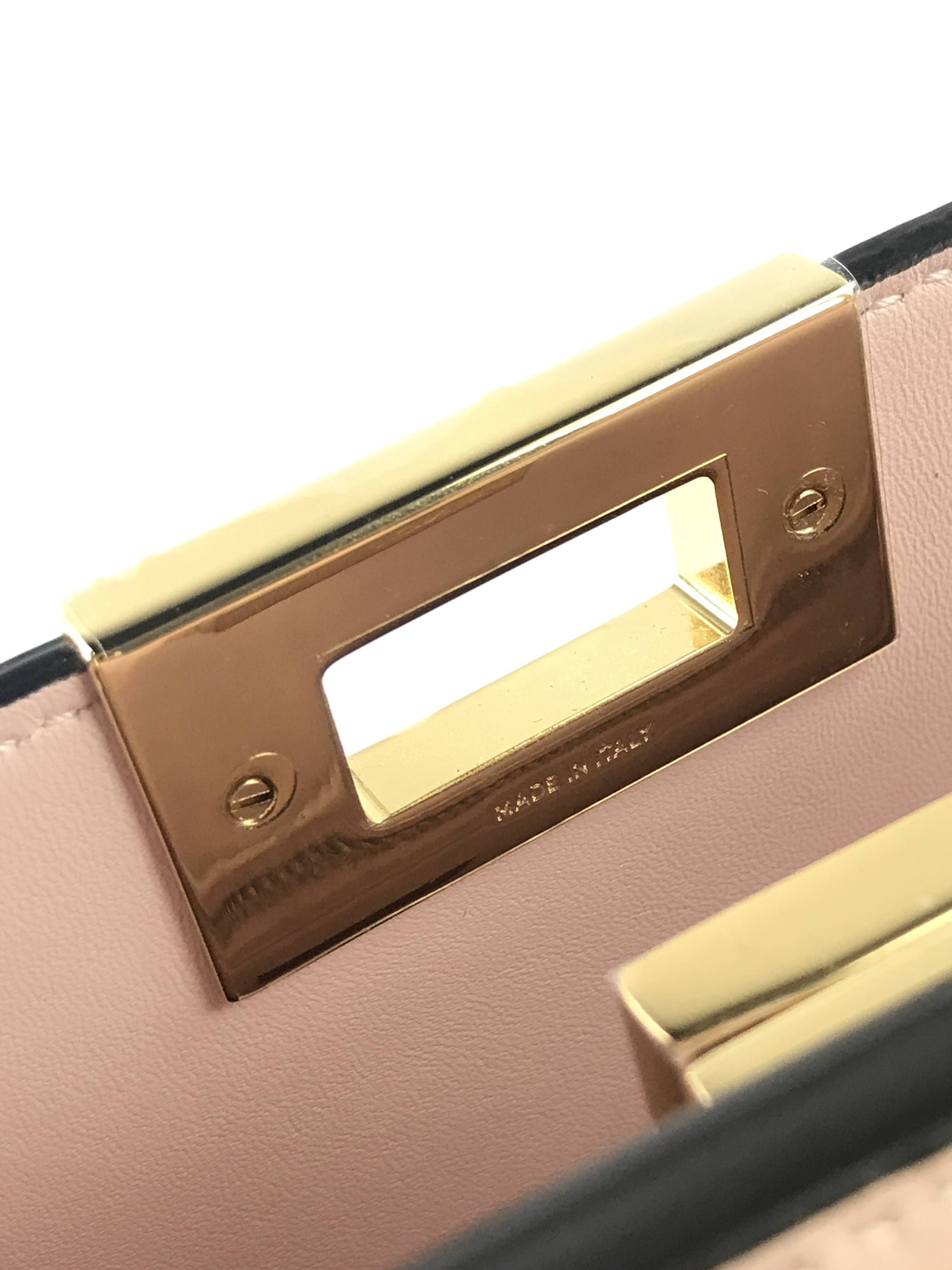 Light Pink Ostrich Small Peekaboo w/GHW