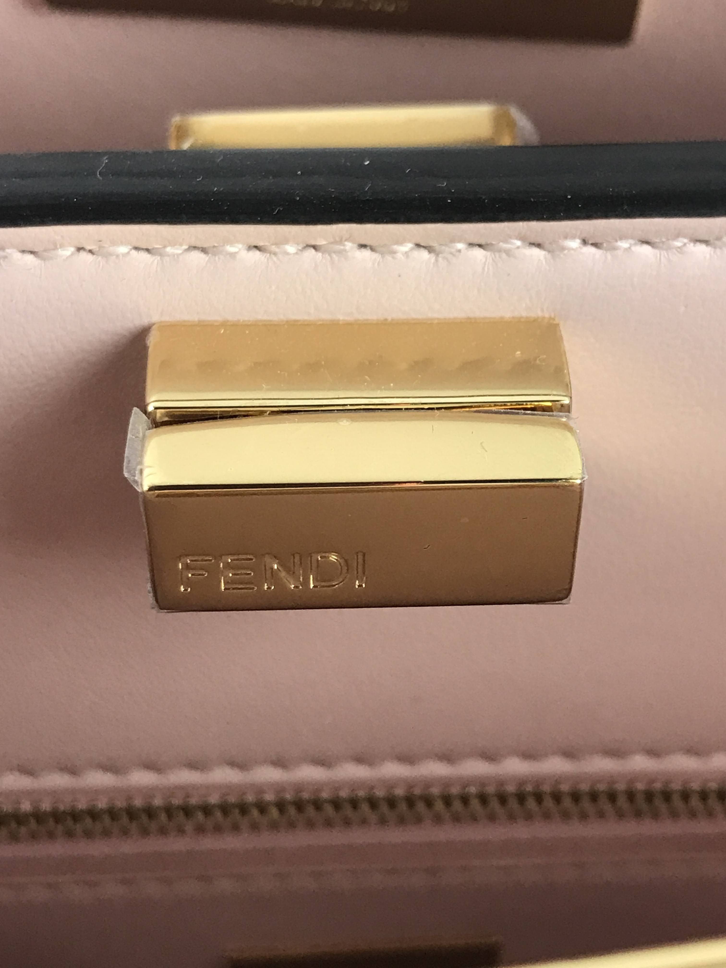 Light Pink Ostrich Small Peekaboo w/GHW