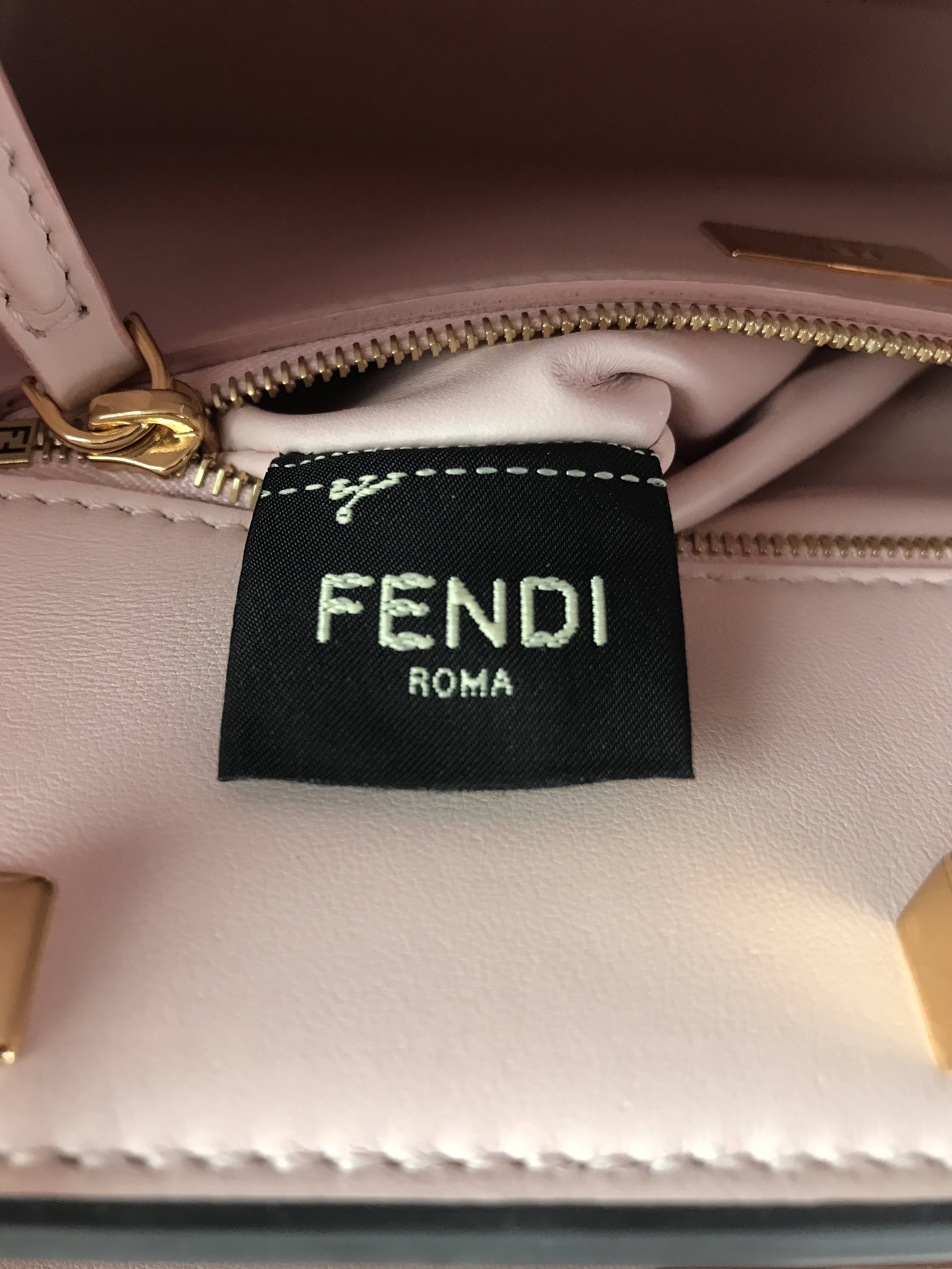 Light Pink Ostrich Small Peekaboo w/GHW