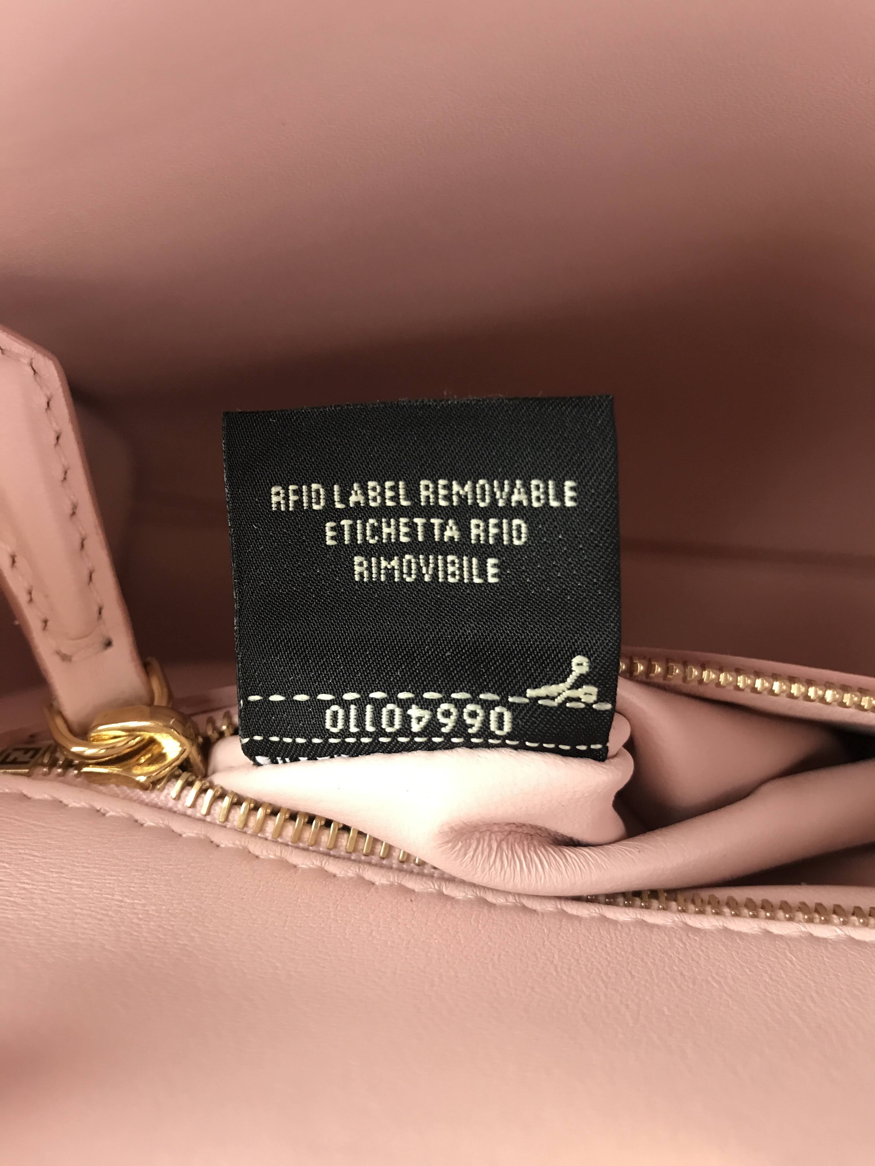 Light Pink Ostrich Small Peekaboo w/GHW