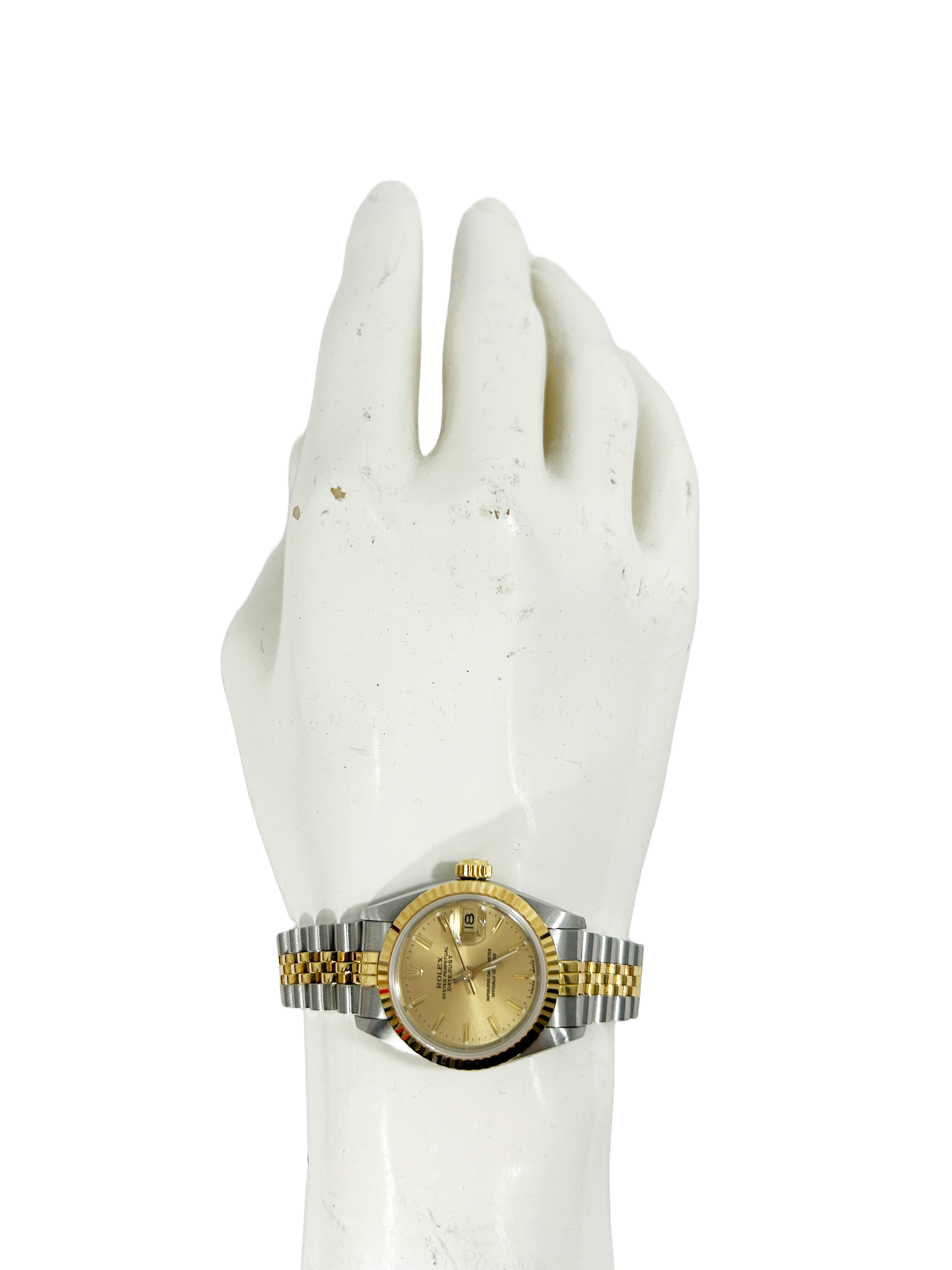 Oyster Perpetual Datejust two toned Steel 18K Gold 26mm Watch