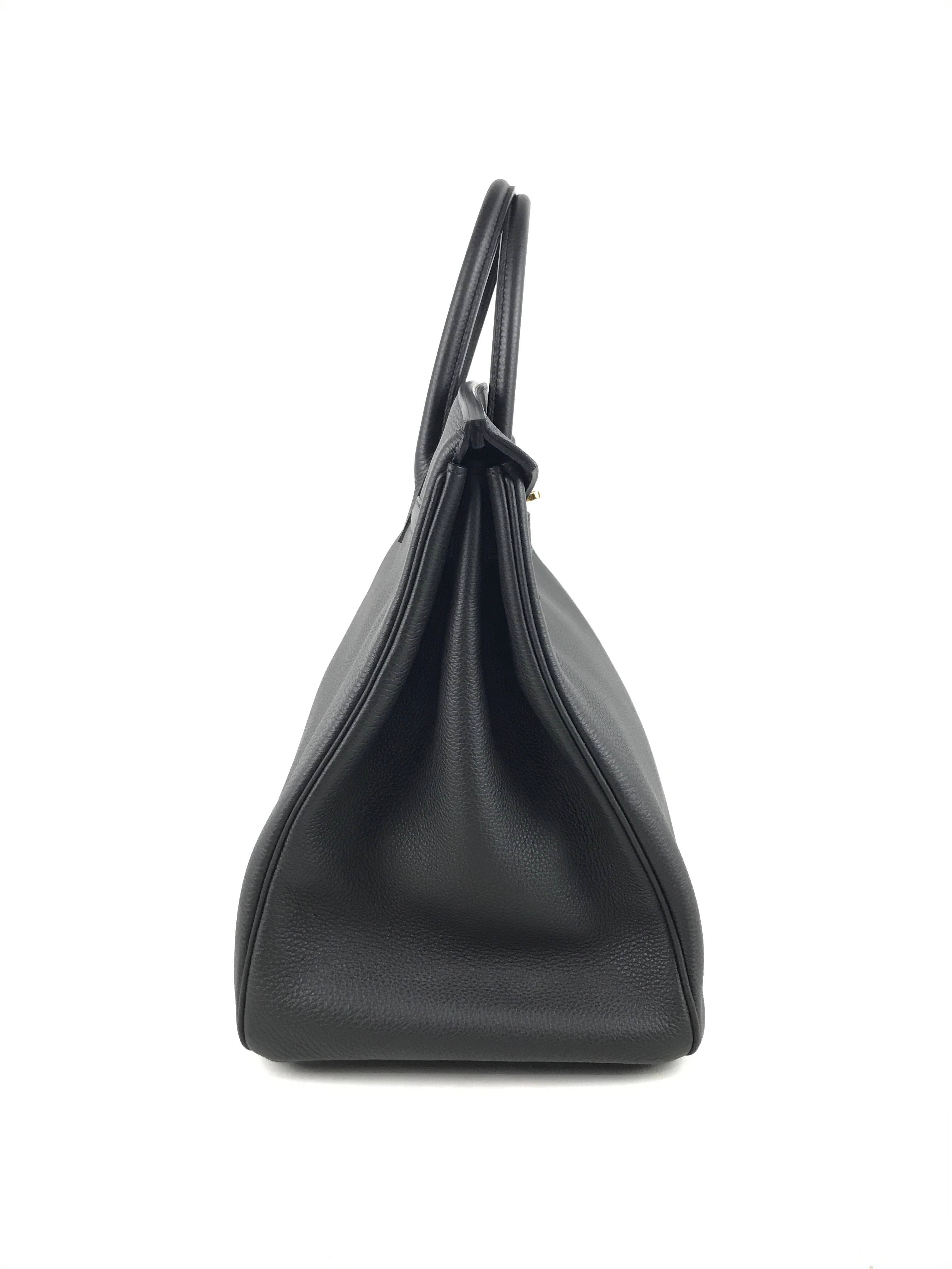 Black Togo Birkin 40 W/GHW