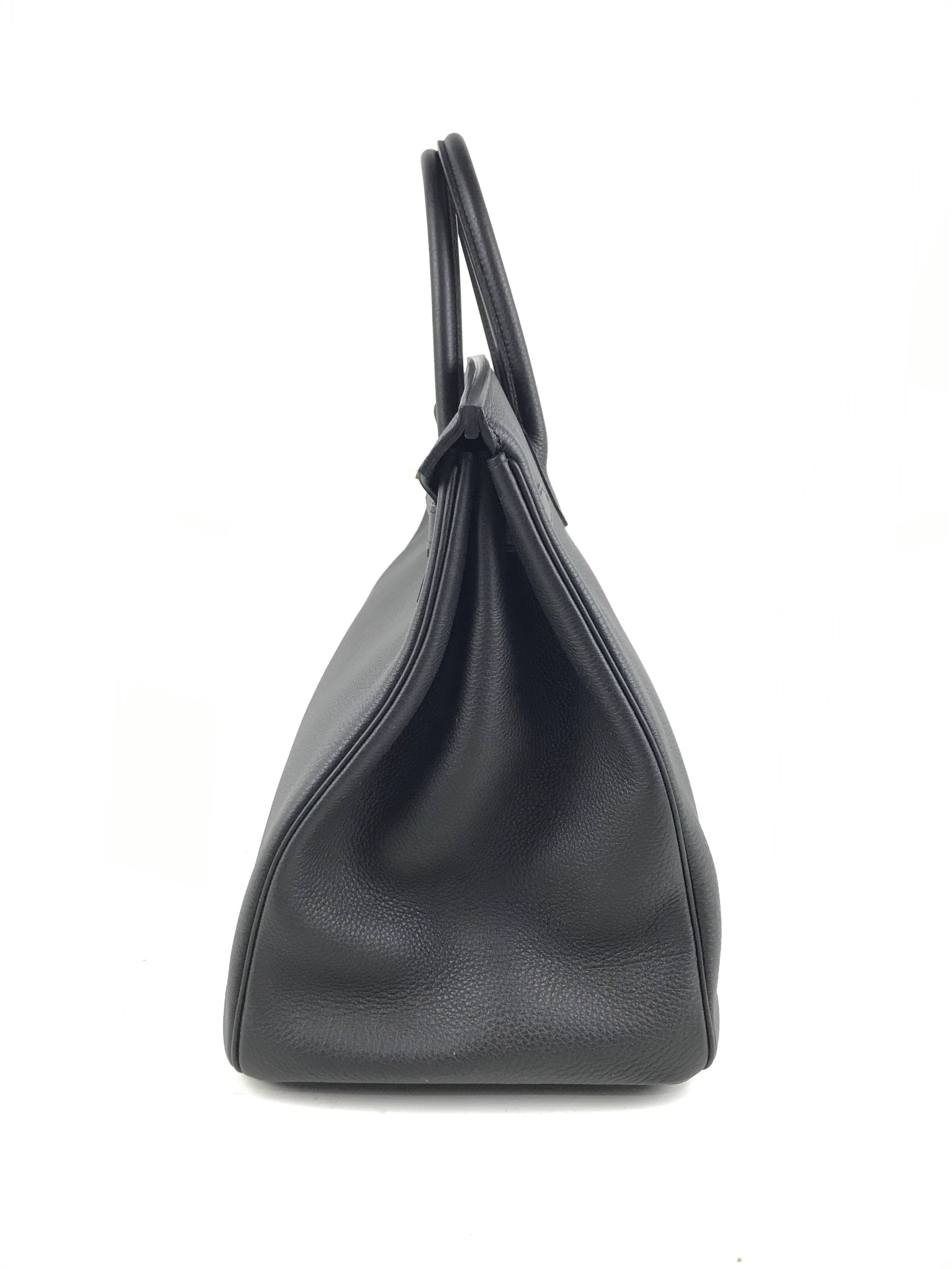 Black Togo Birkin 40 W/GHW