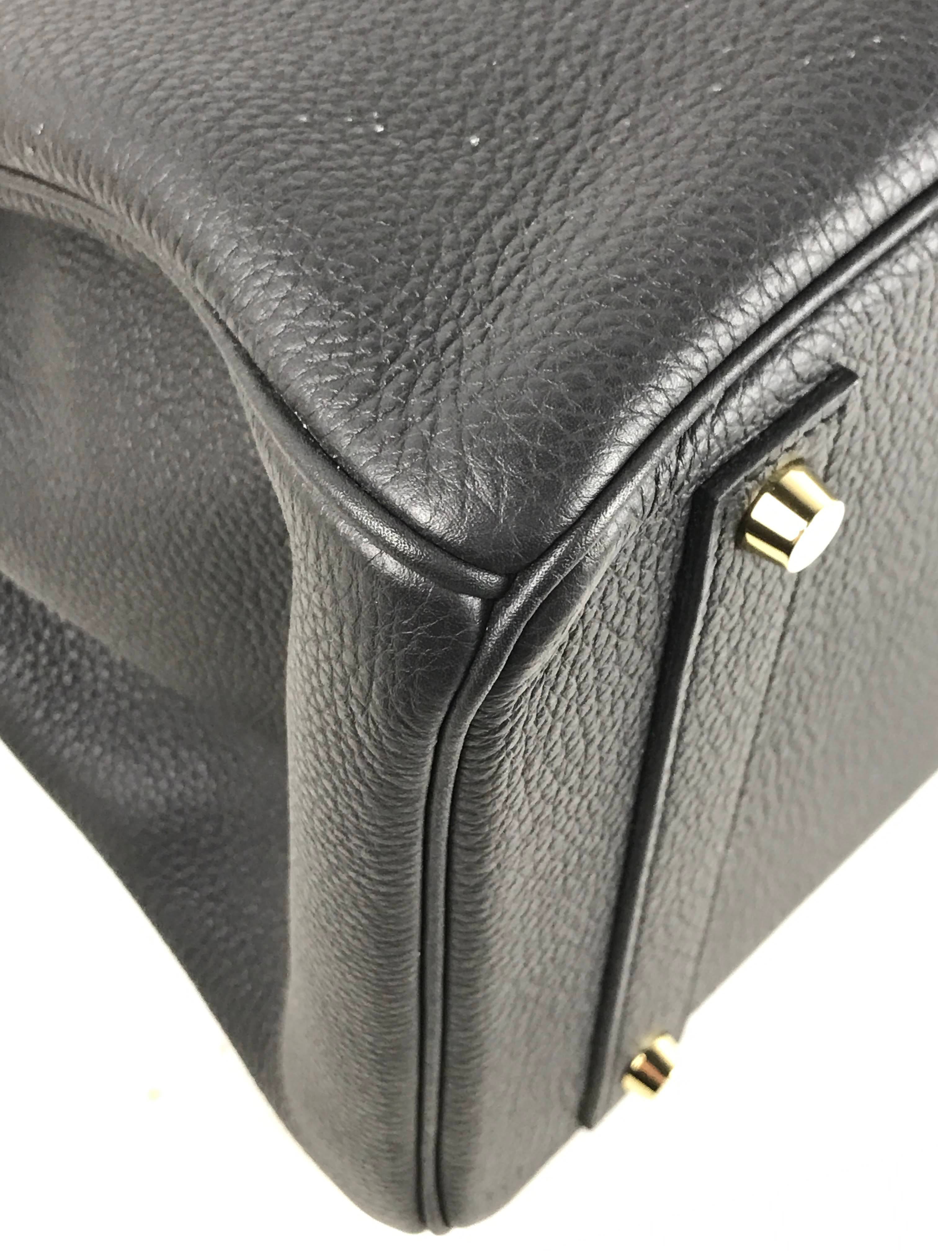 Black Togo Birkin 40 W/GHW