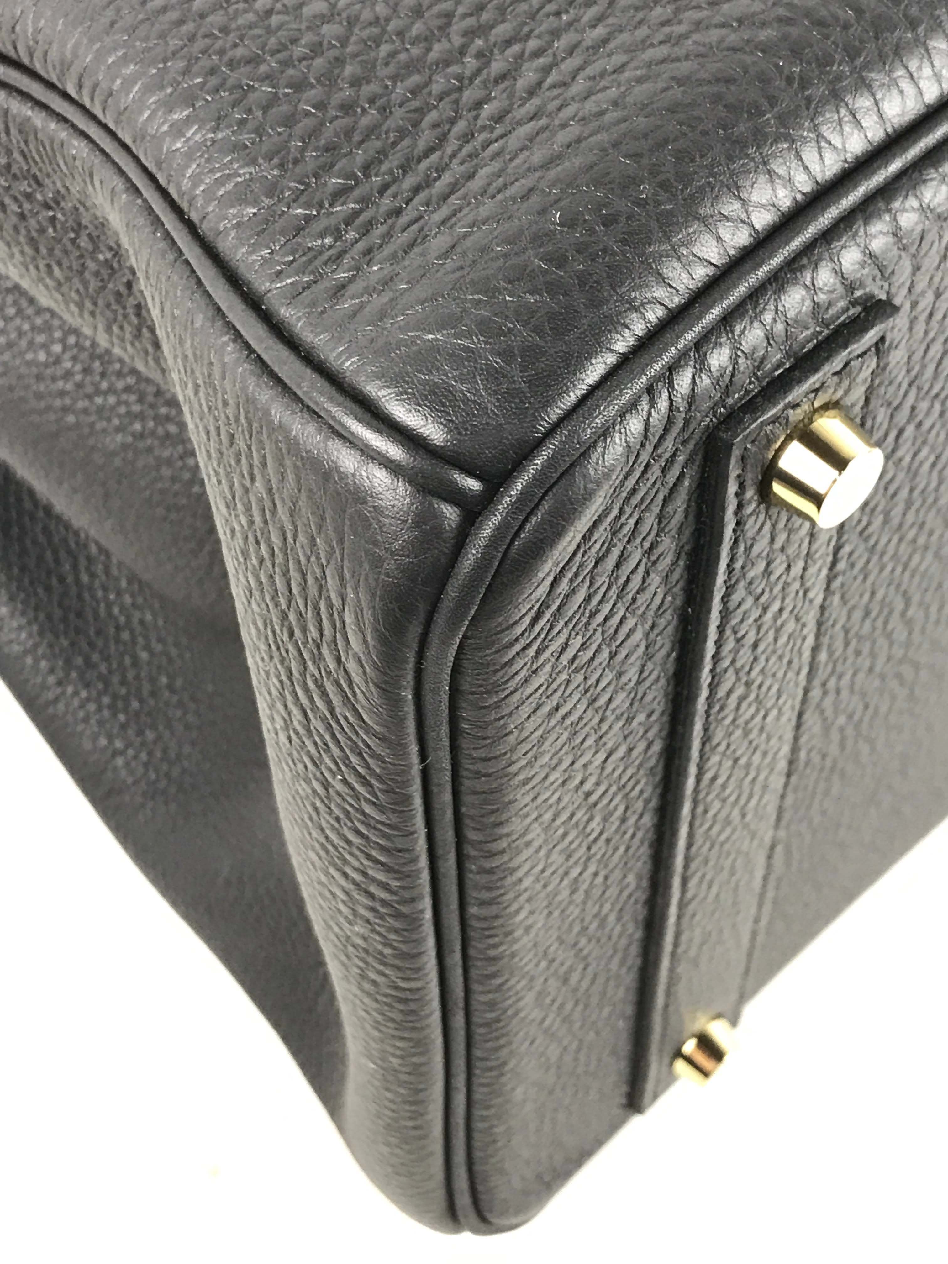 Black Togo Birkin 40 W/GHW