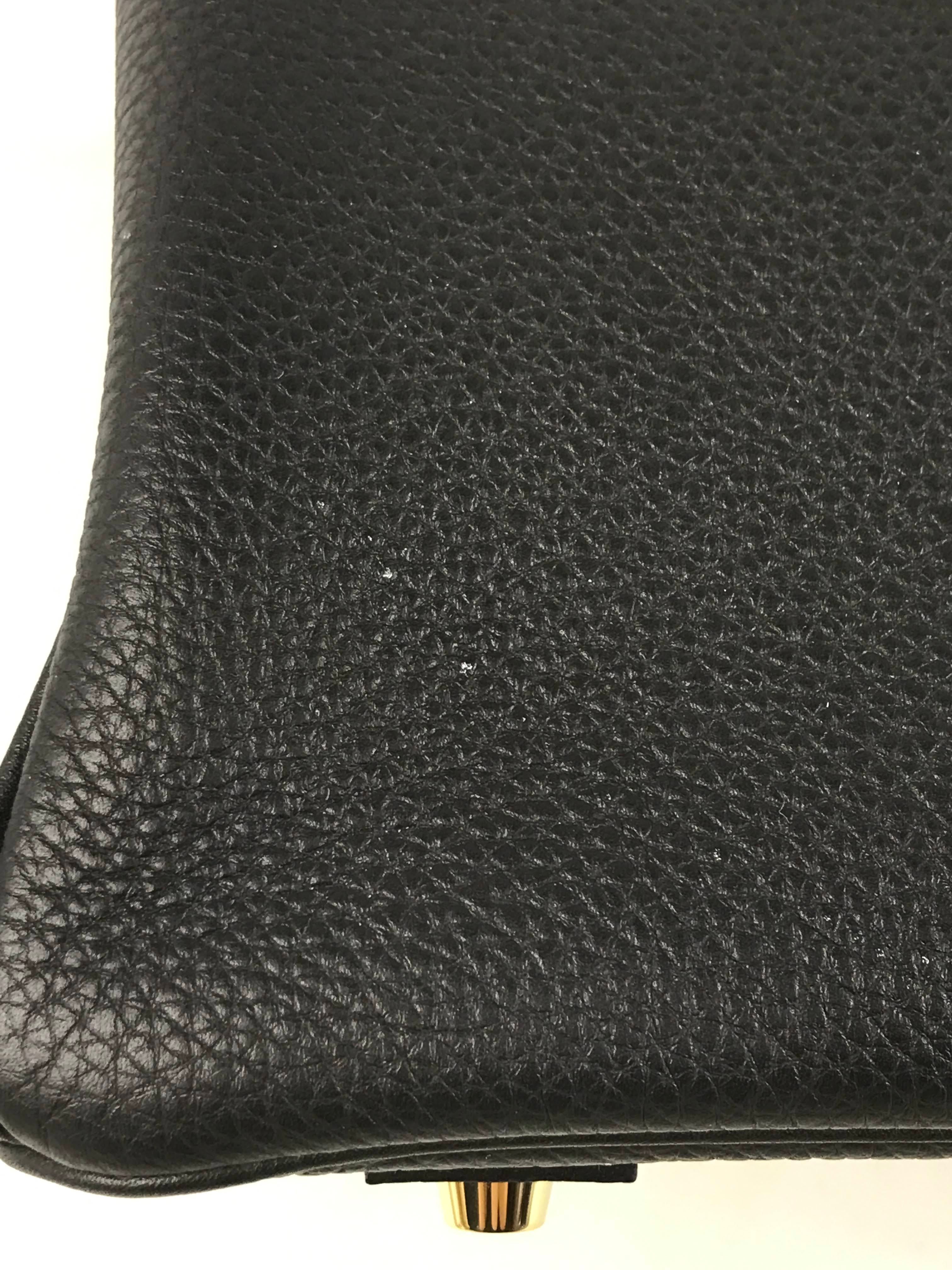 Black Togo Birkin 40 W/GHW