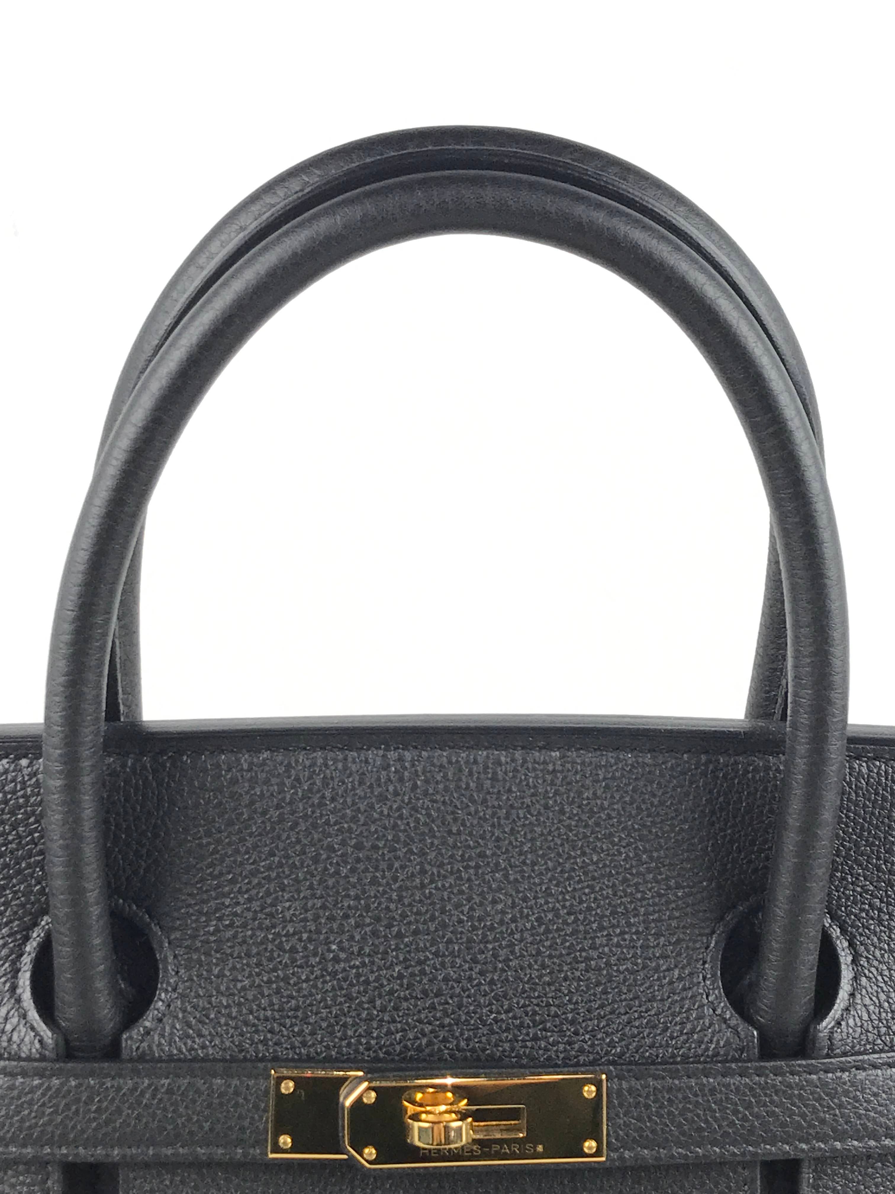 Black Togo Birkin 40 W/GHW