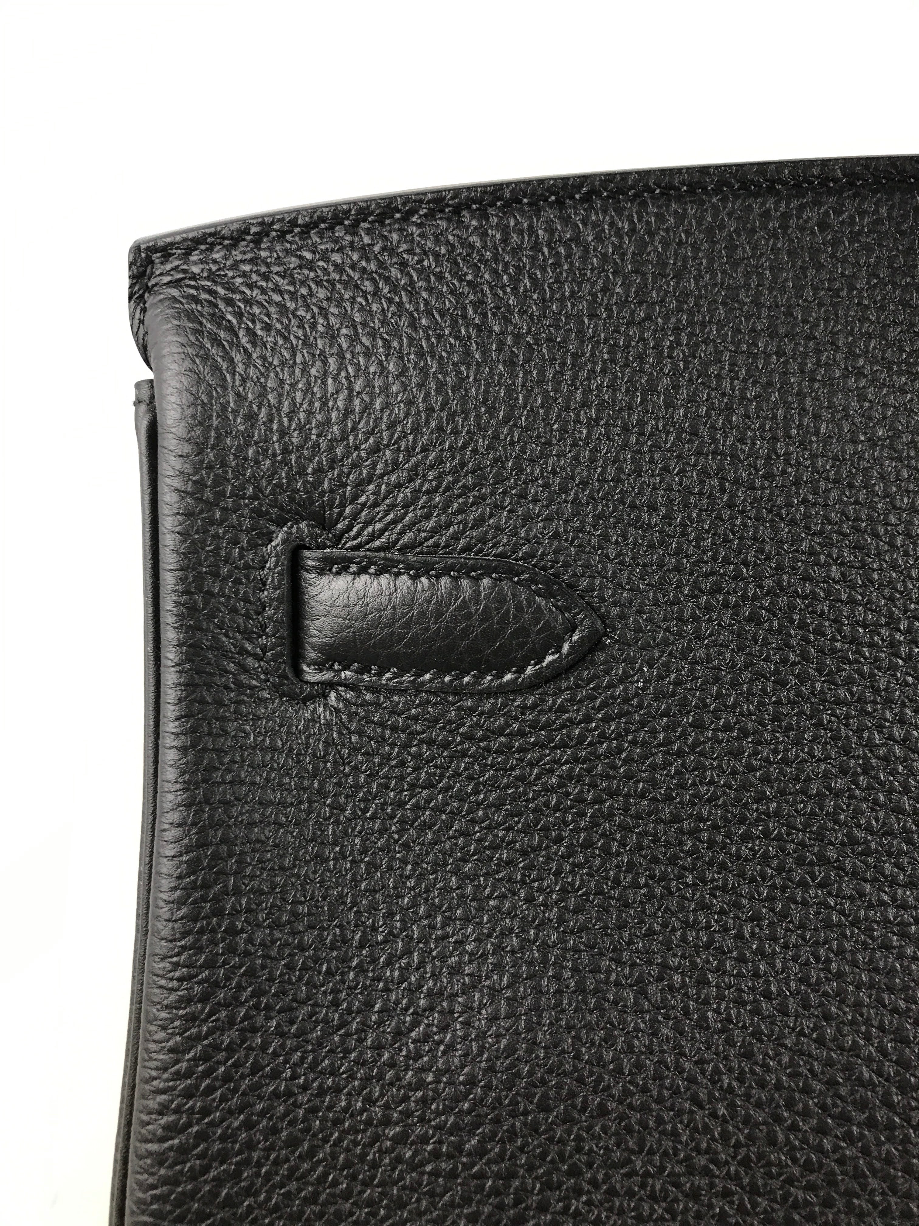 Black Togo Birkin 40 W/GHW