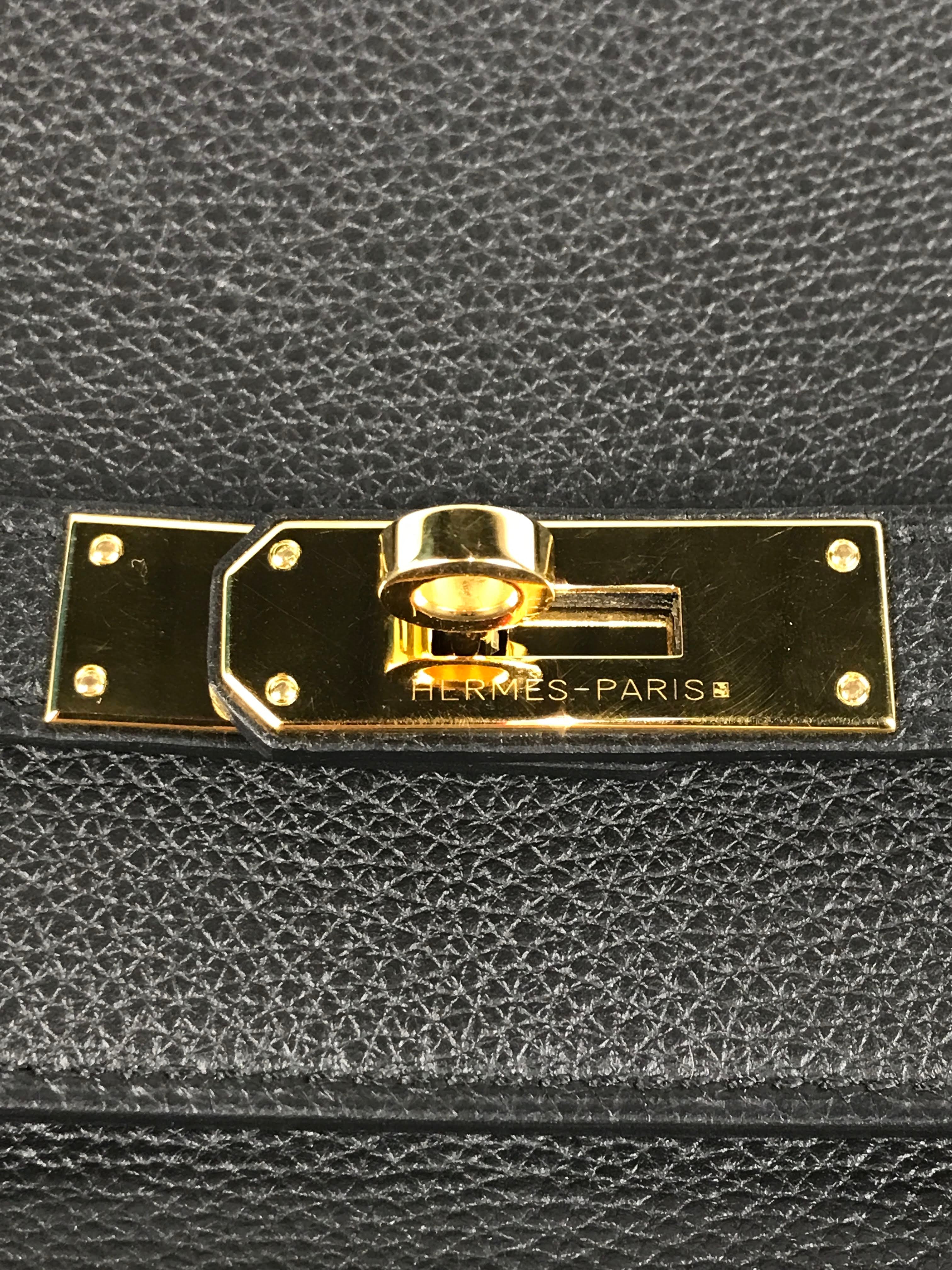 Black Togo Birkin 40 W/GHW