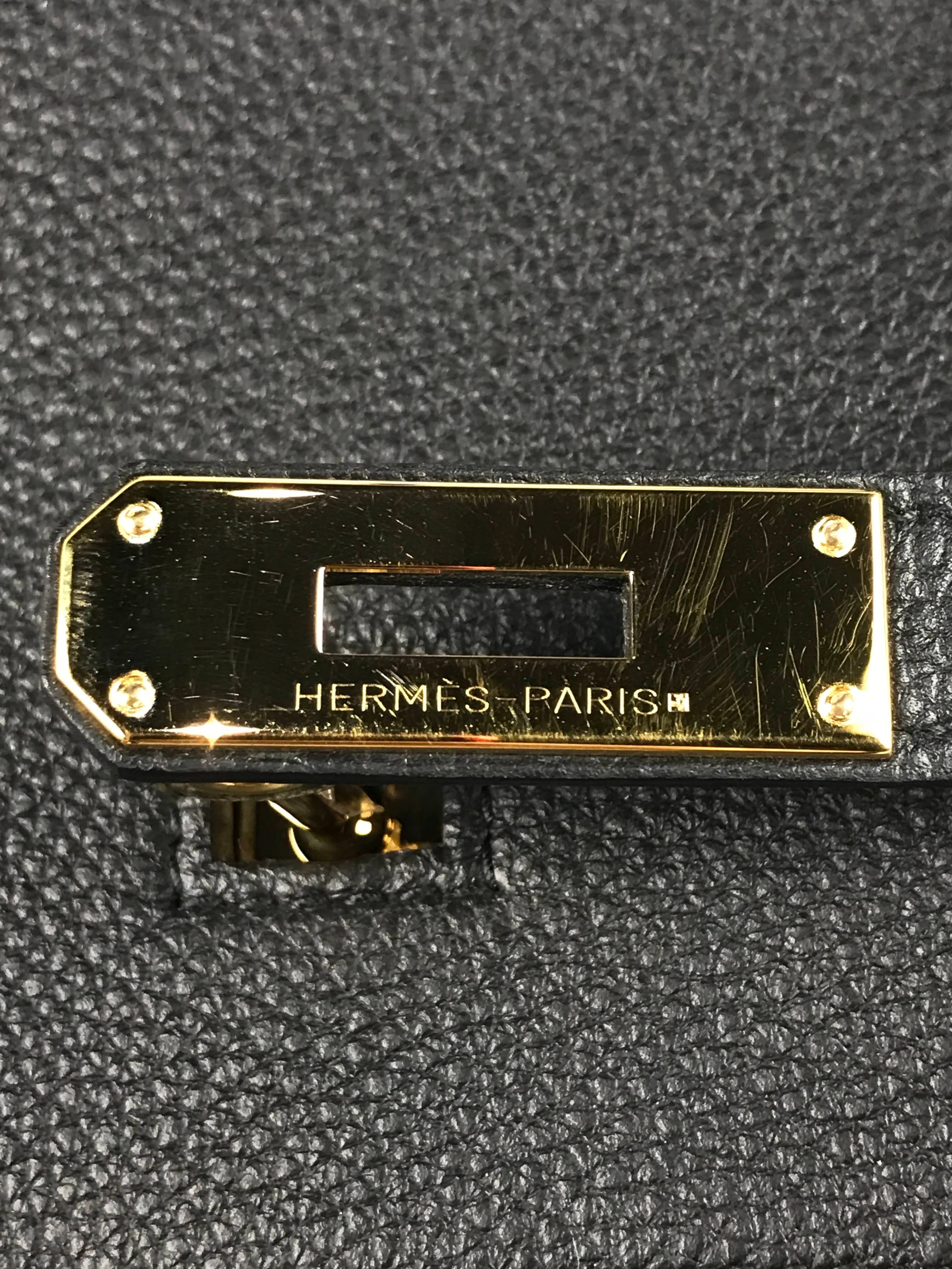 Black Togo Birkin 40 W/GHW