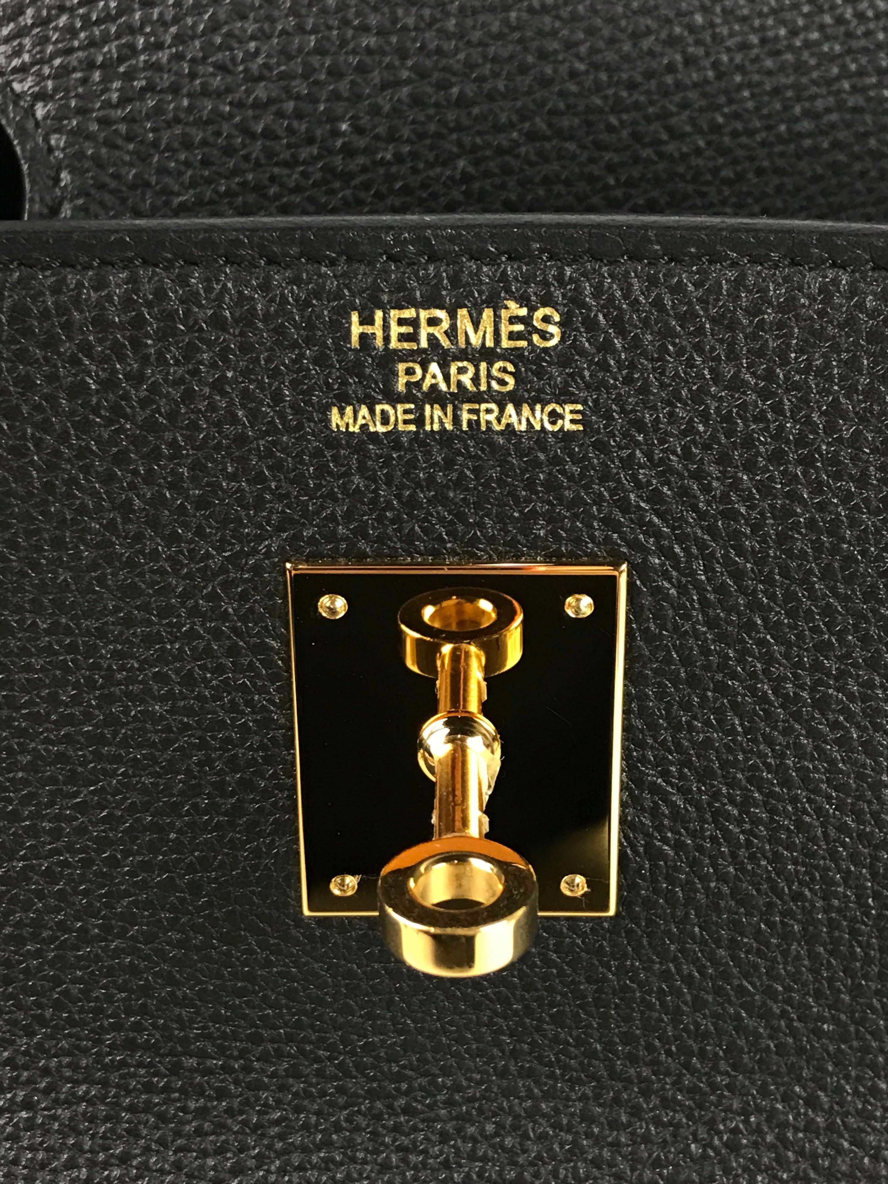 Black Togo Birkin 40 W/GHW