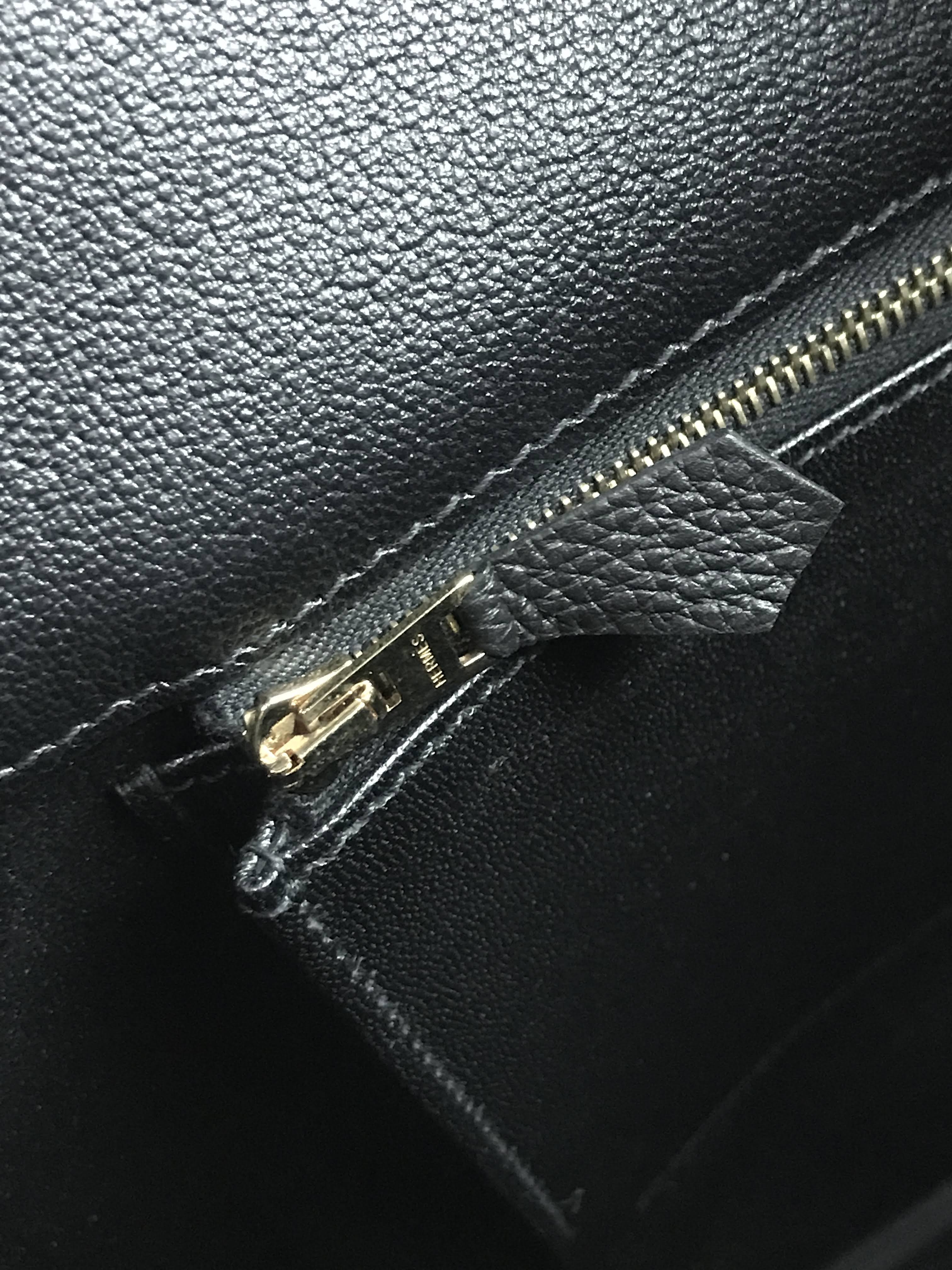 Black Togo Birkin 40 W/GHW