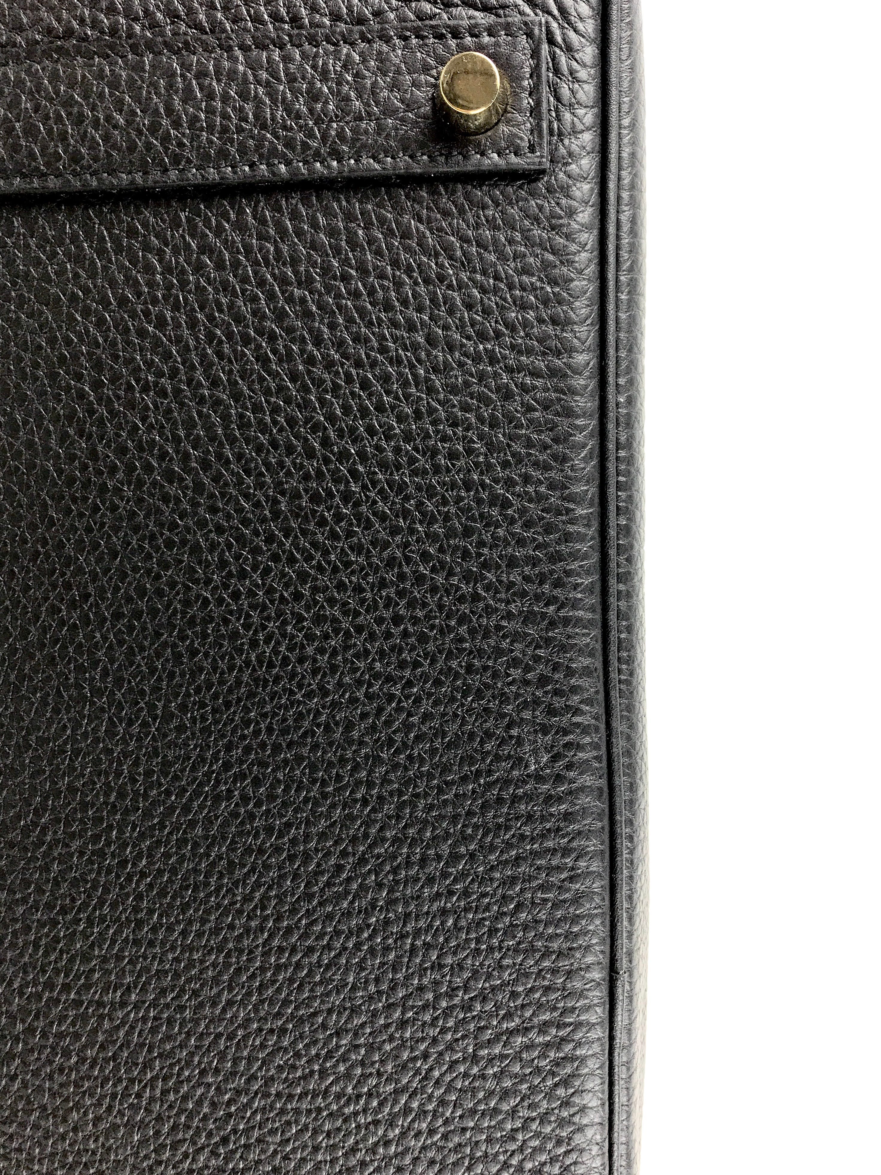 Black Togo Birkin 40 W/GHW