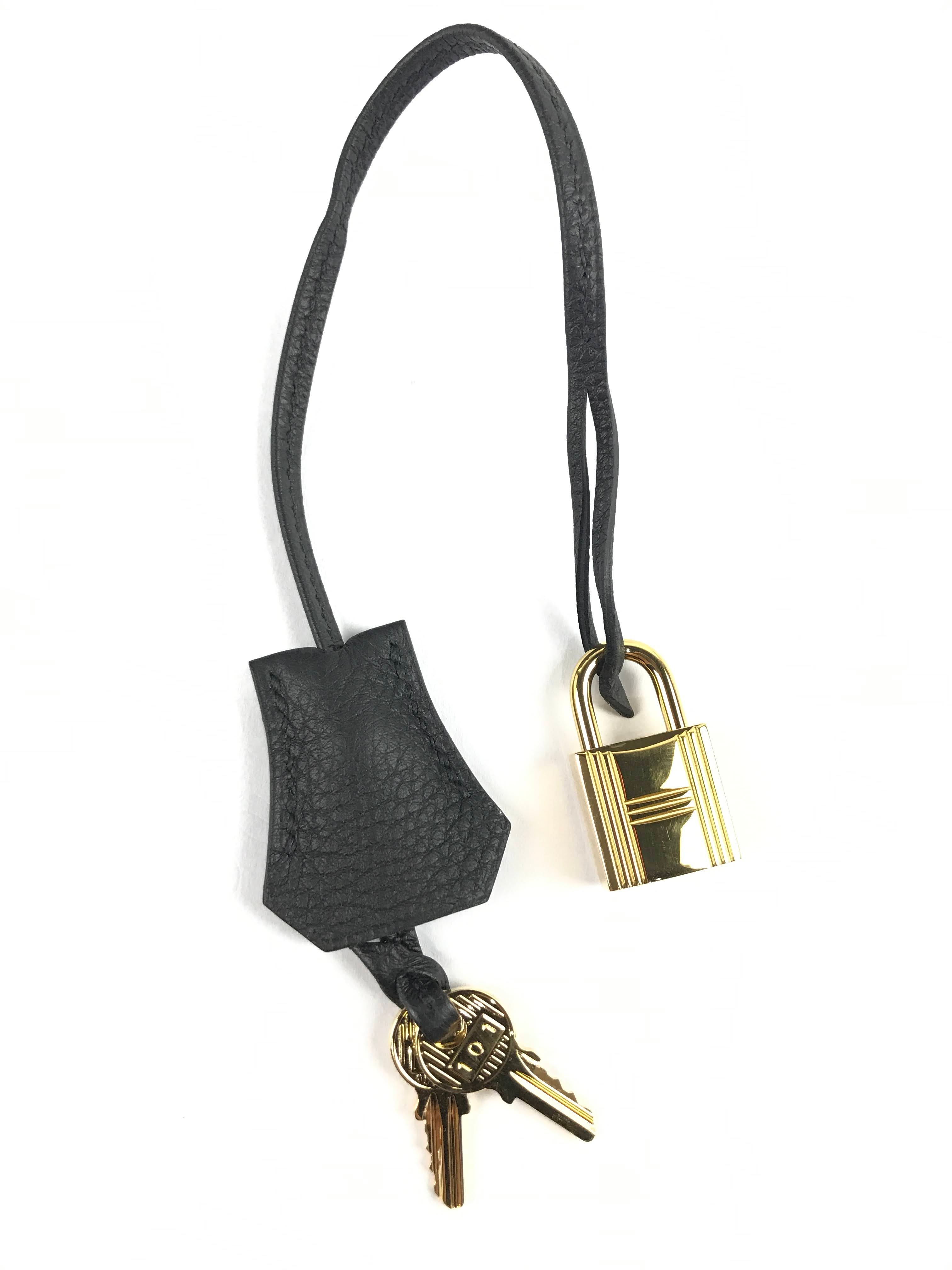 Black Togo Birkin 40 W/GHW