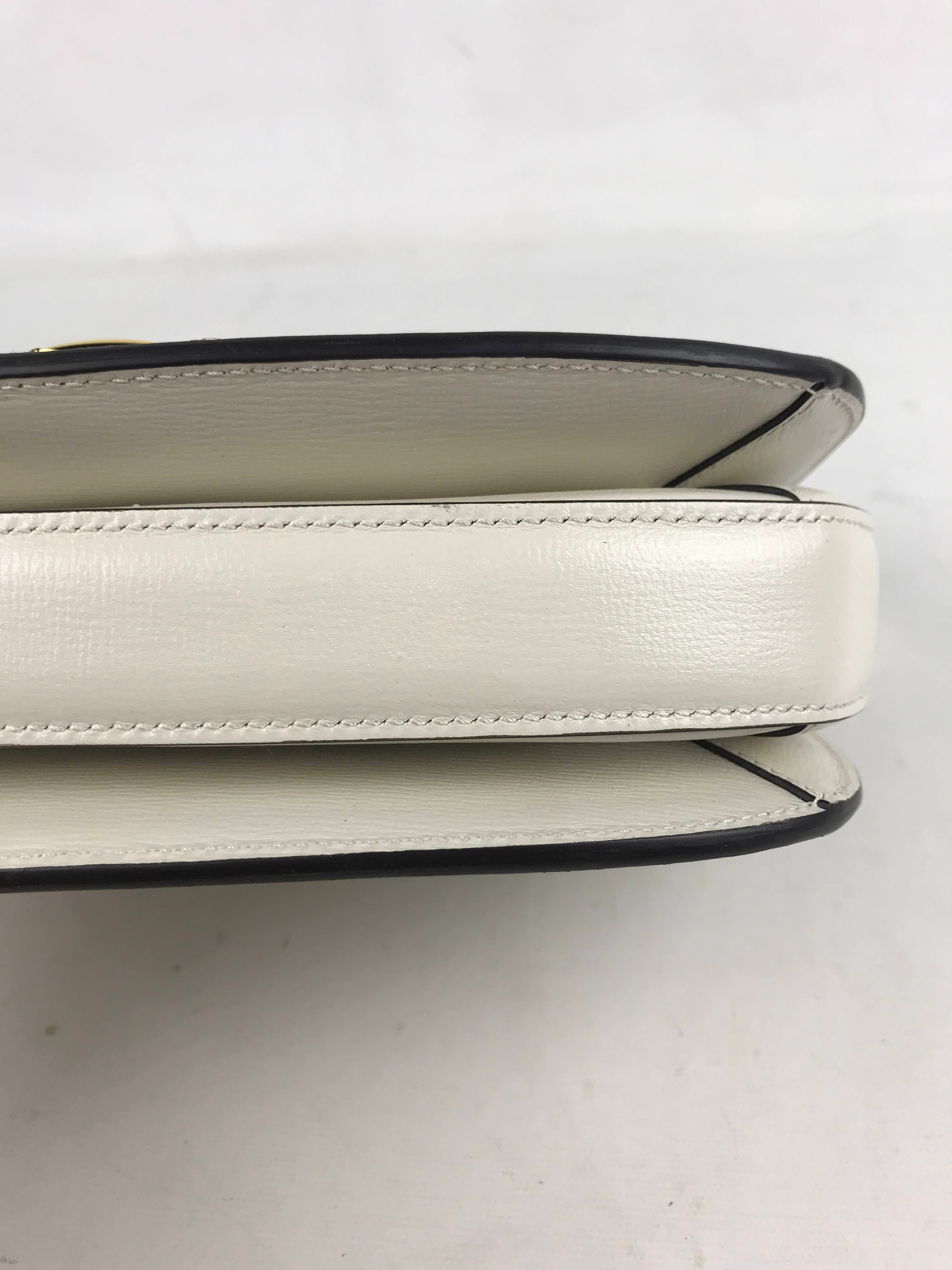 White/Cream Sylvie 1969 Shoulder Bag w/GHW
