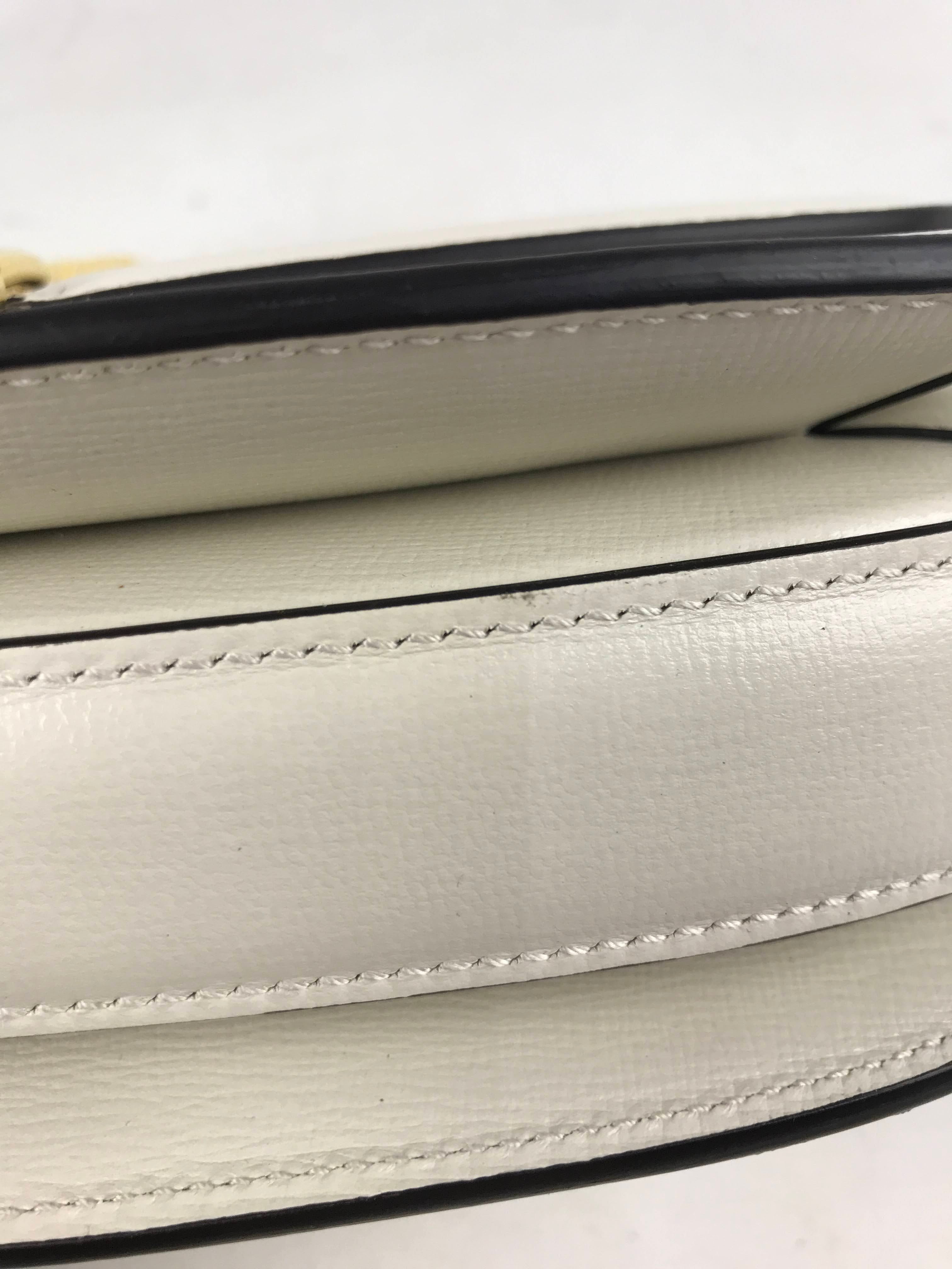 White/Cream Sylvie 1969 Shoulder Bag w/GHW