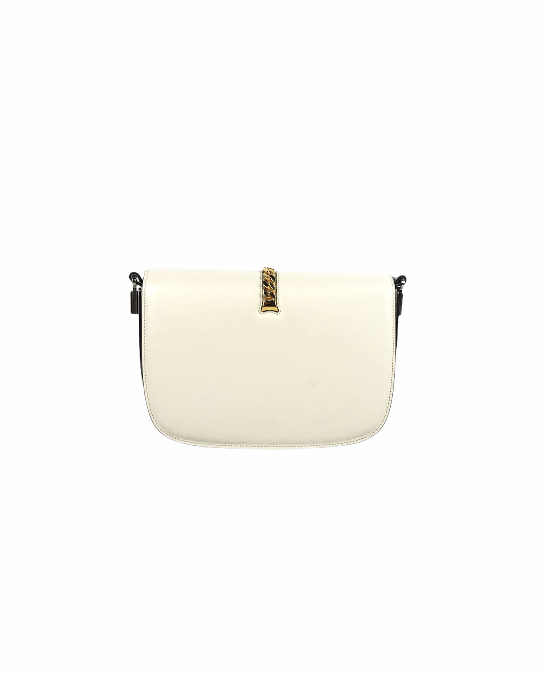 White/Cream Sylvie 1969 Shoulder Bag w/GHW