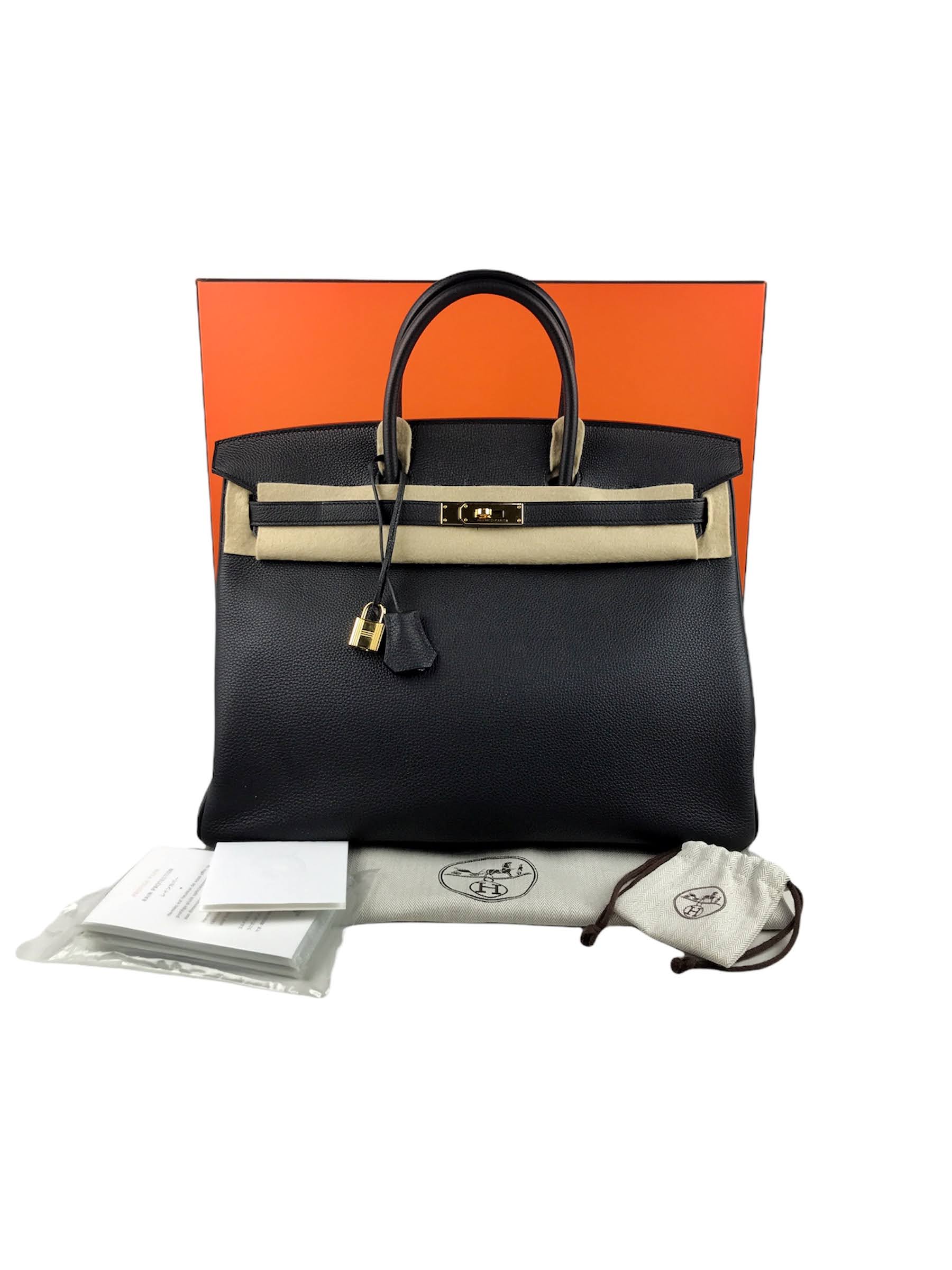 Black Togo Birkin 40 W/GHW