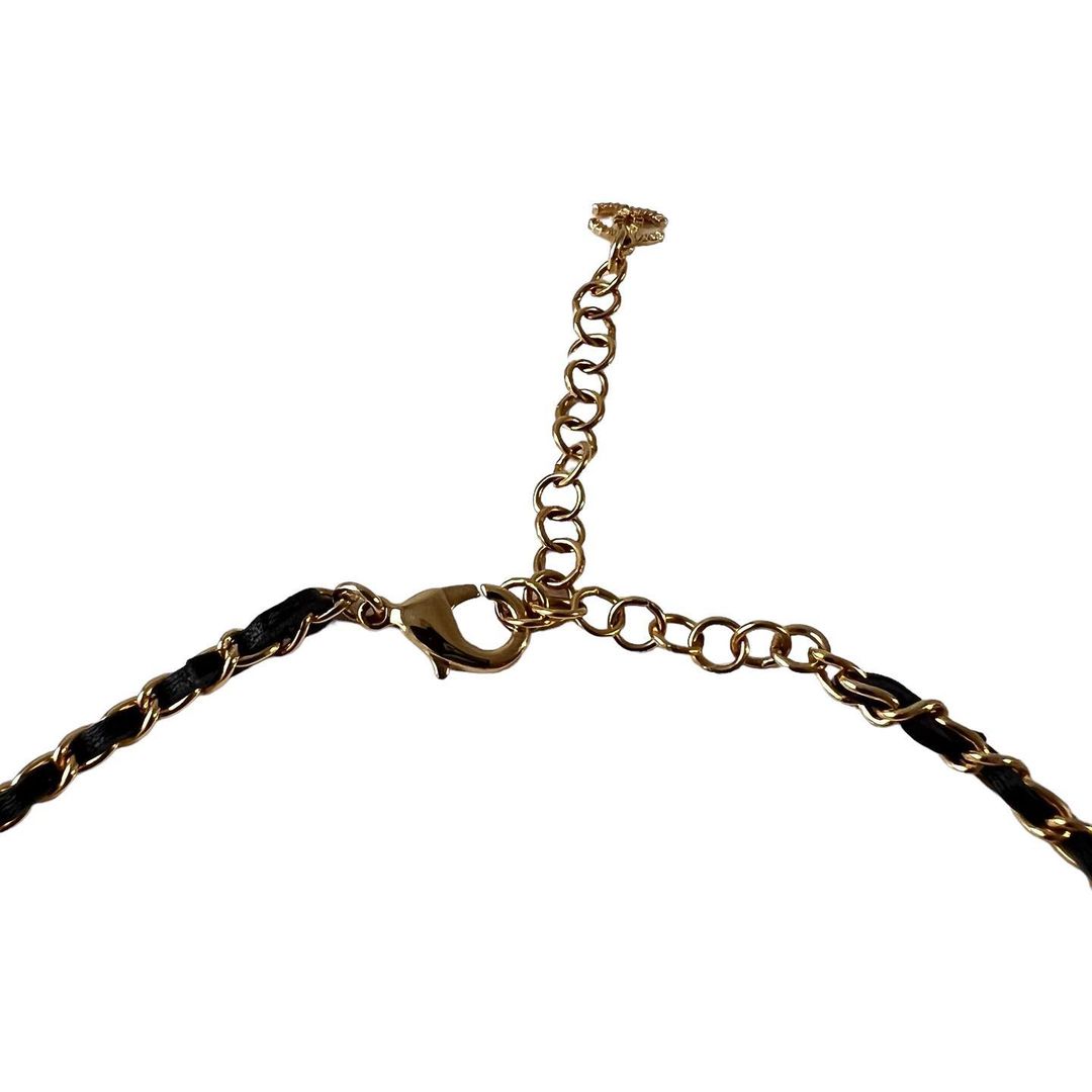 22A Black/Gold Leather Chocker/Necklace