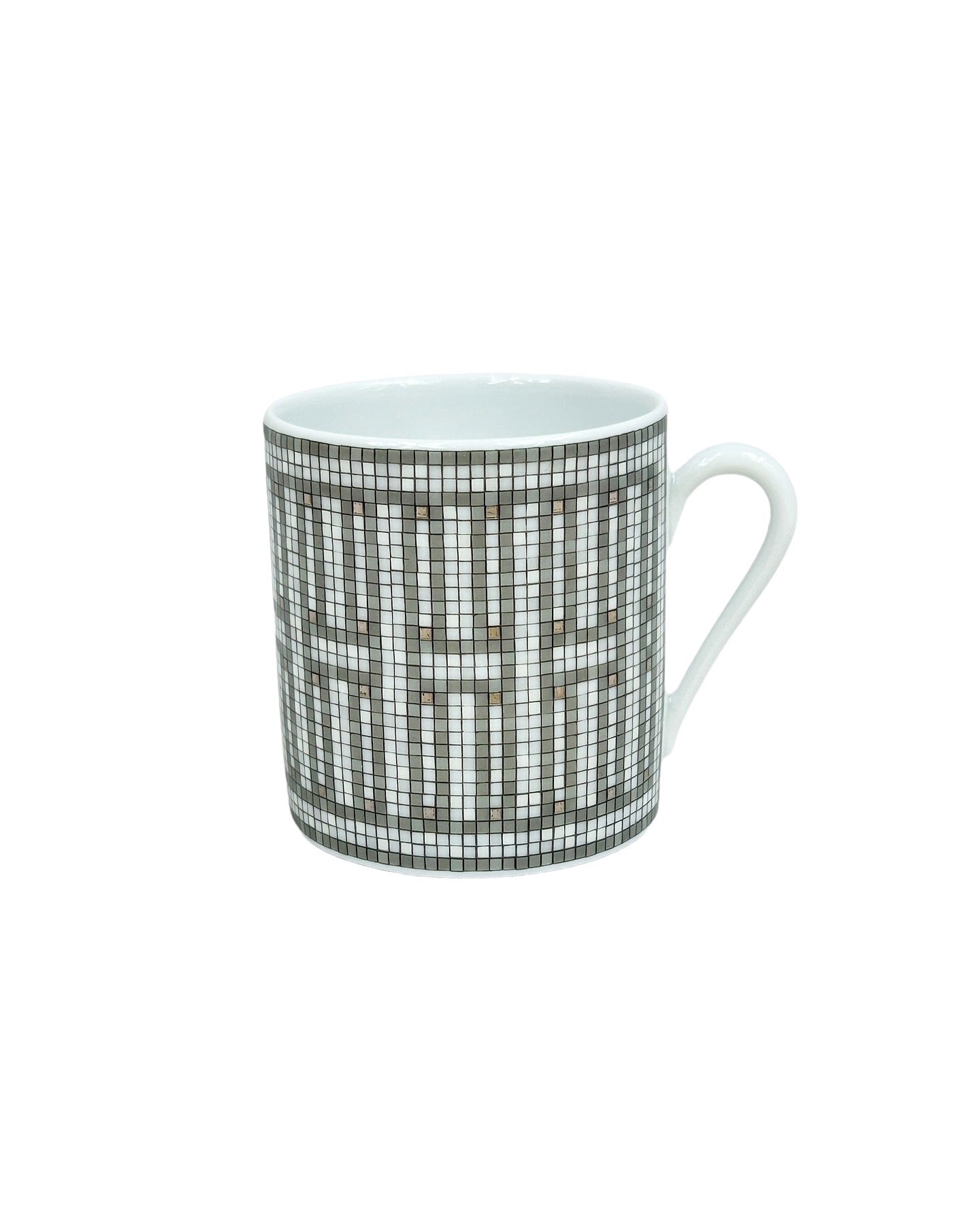 Mosaic Platinum 24 Coffee Cup/Saucer 2 Sets