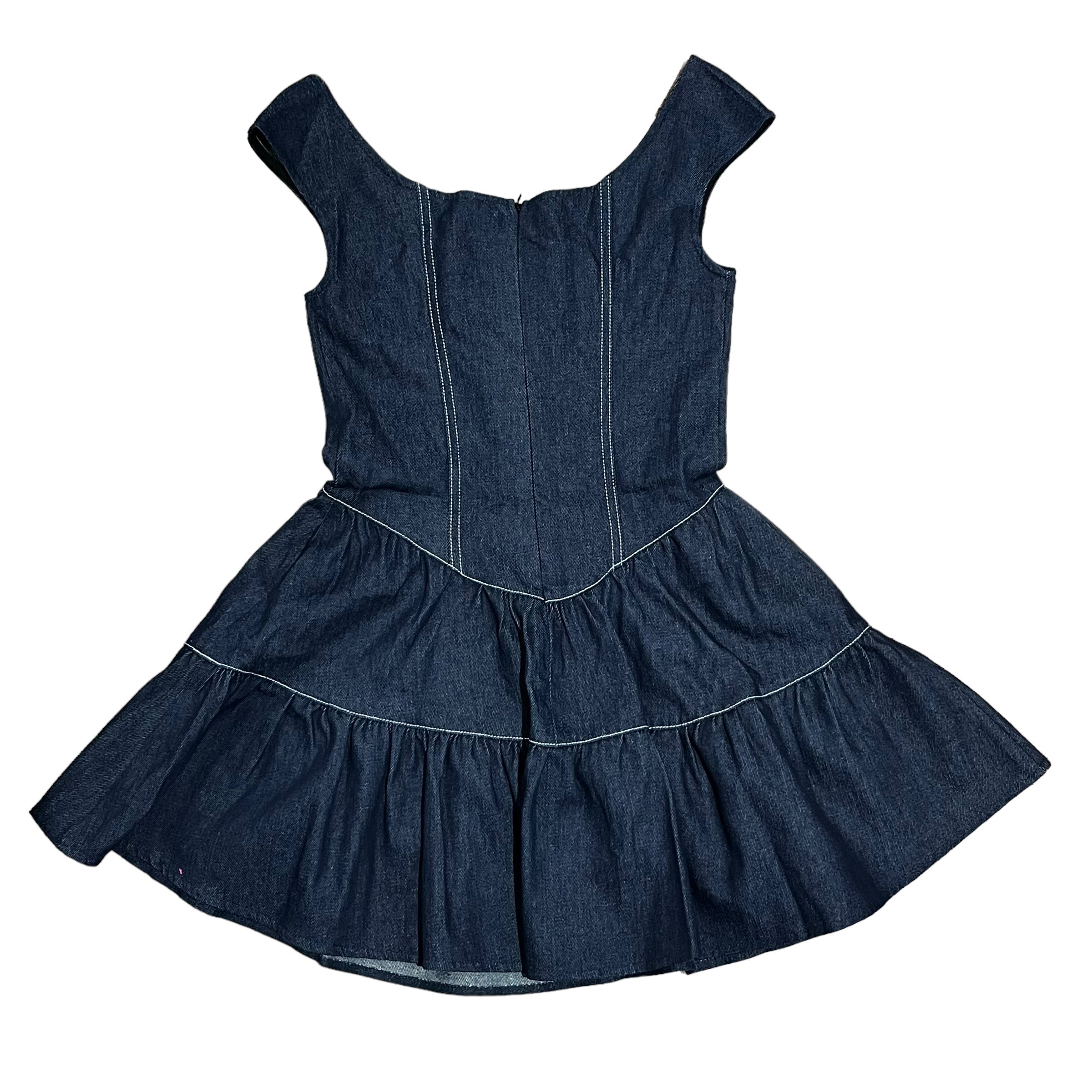 PEPPERMAYO Dark Blue Denim Dress