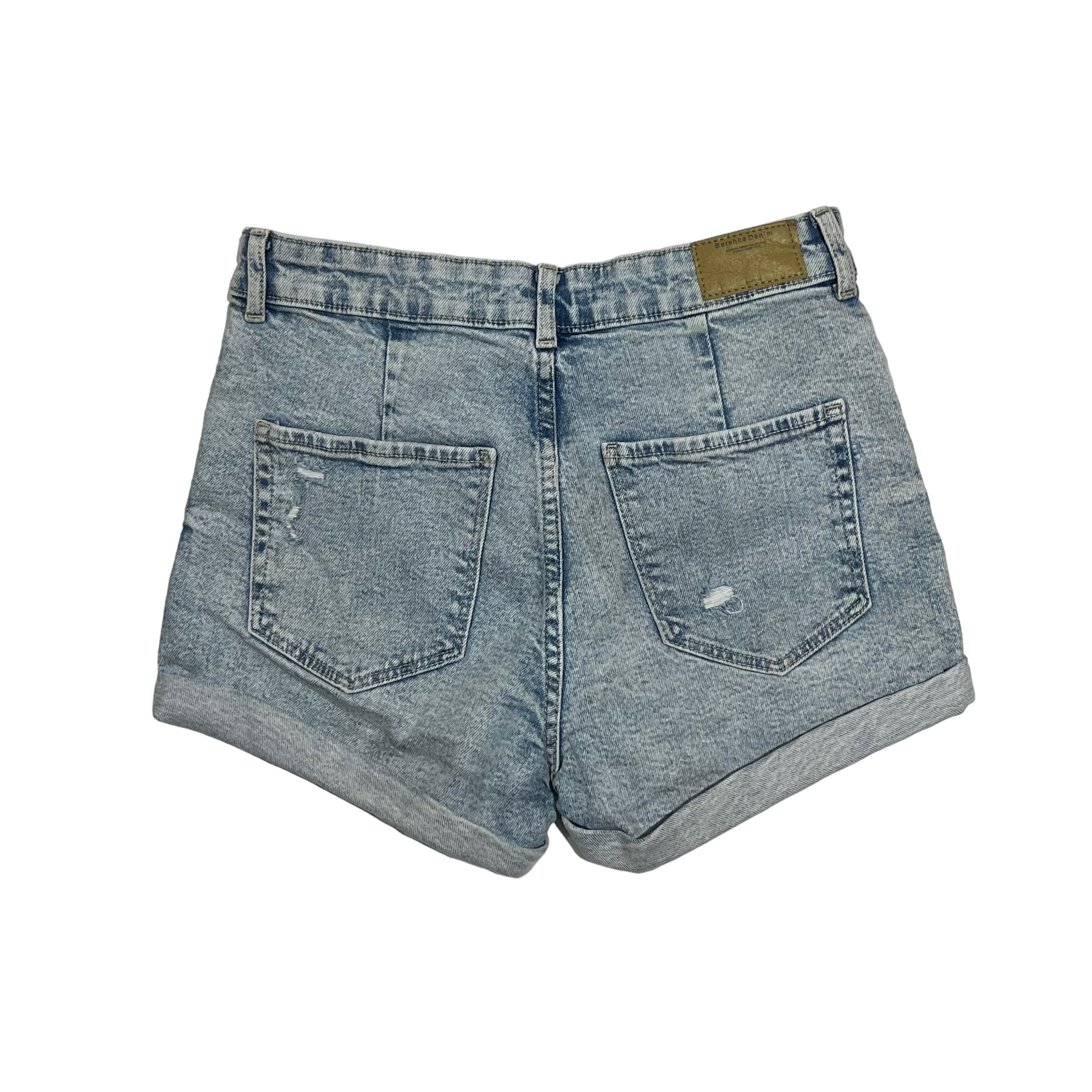 BERSHKA Light Denim Shorts