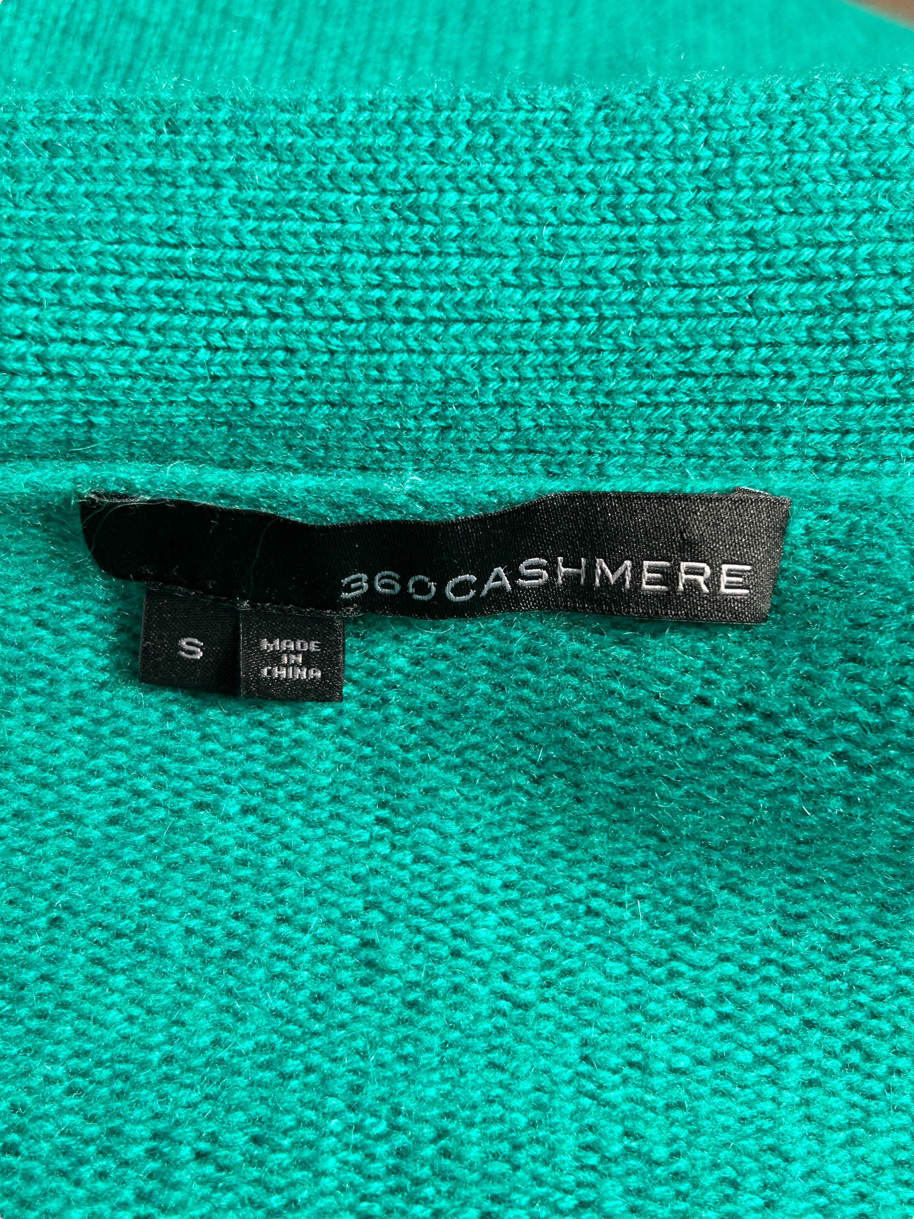 360CASHMERE Green Cashmere Cardigan