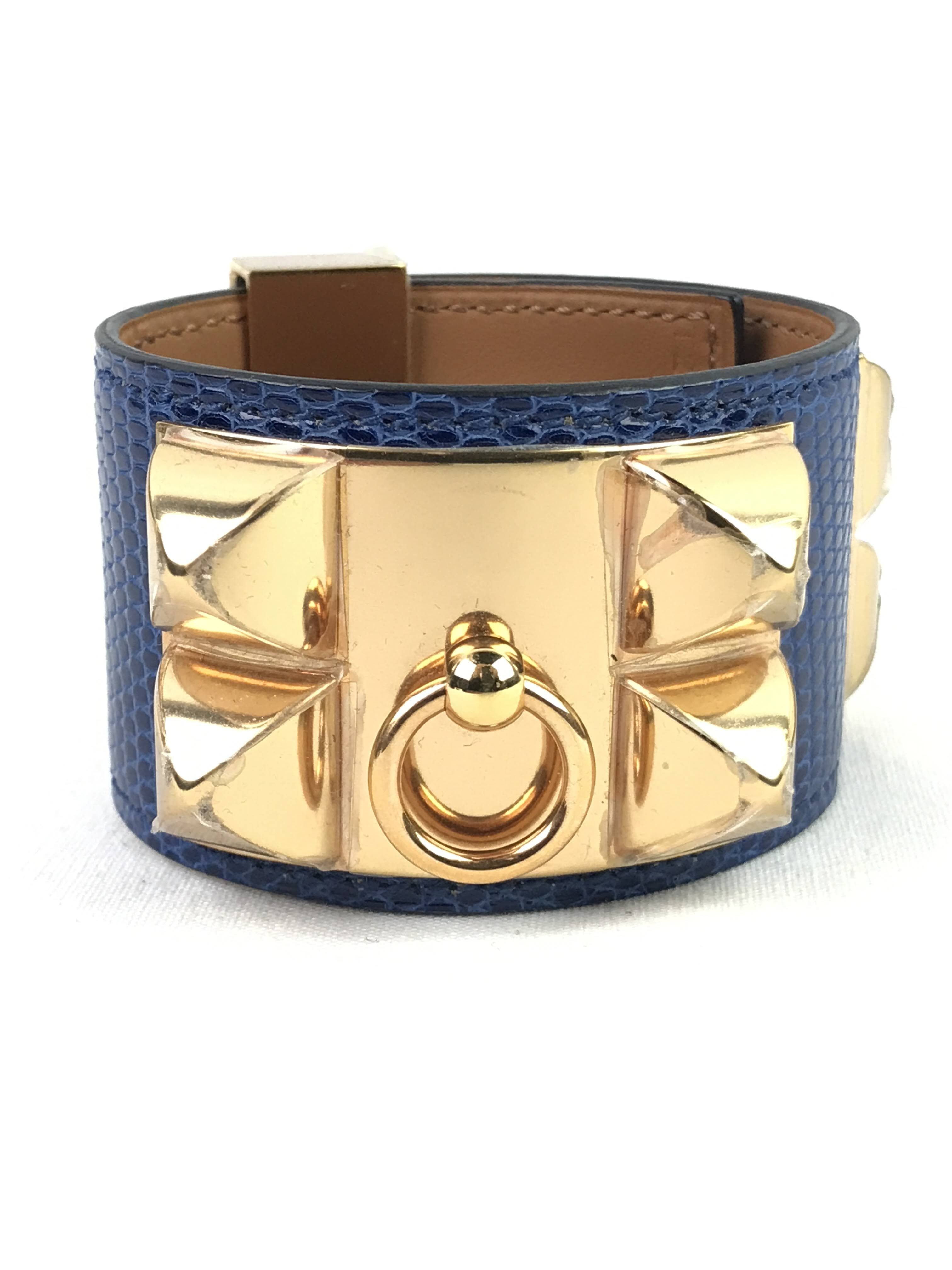 Blue Lizard Collier De Chien CDC Bracelet w/RGHW