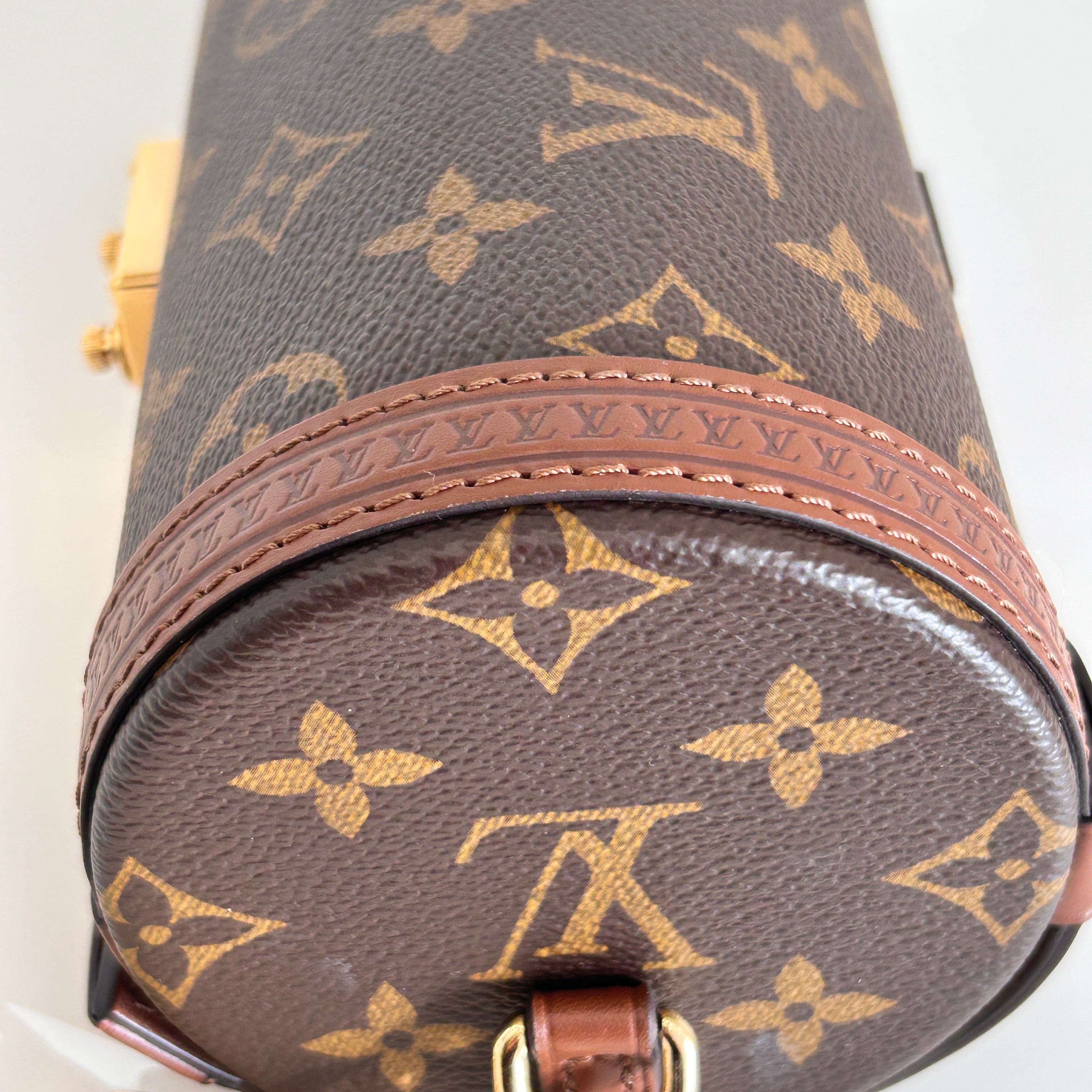 Monogram Papillpon Trunk w/GHW