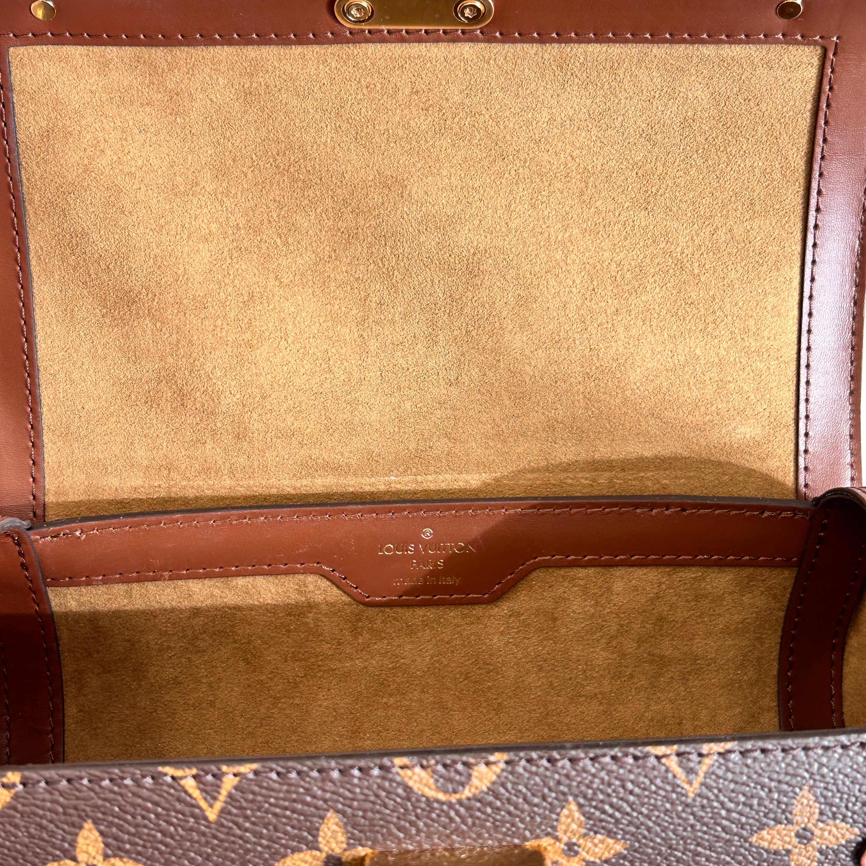 Monogram Papillpon Trunk w/GHW