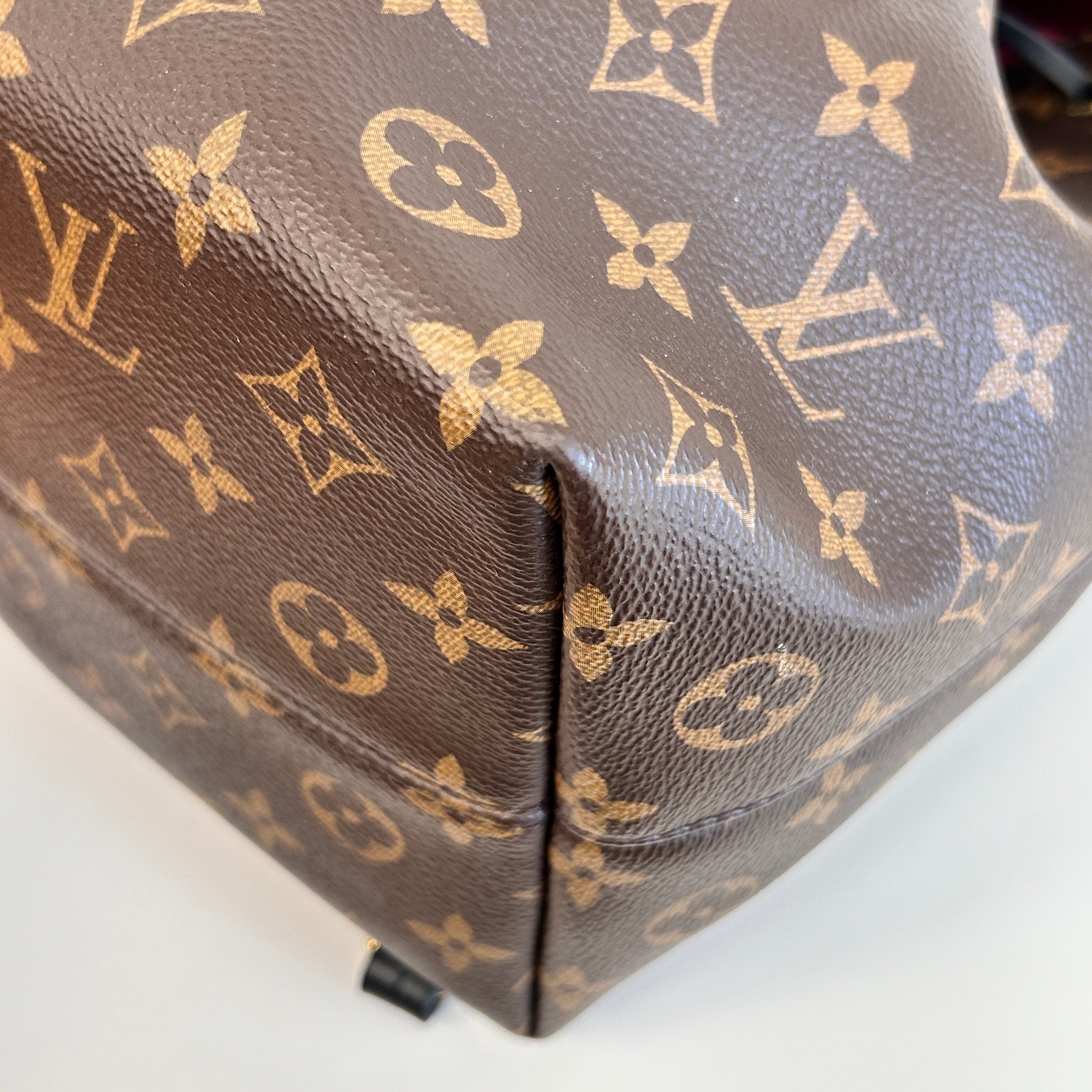 Black Monogram Canvas Montsouris PM NM Backpack Bag w/GHW