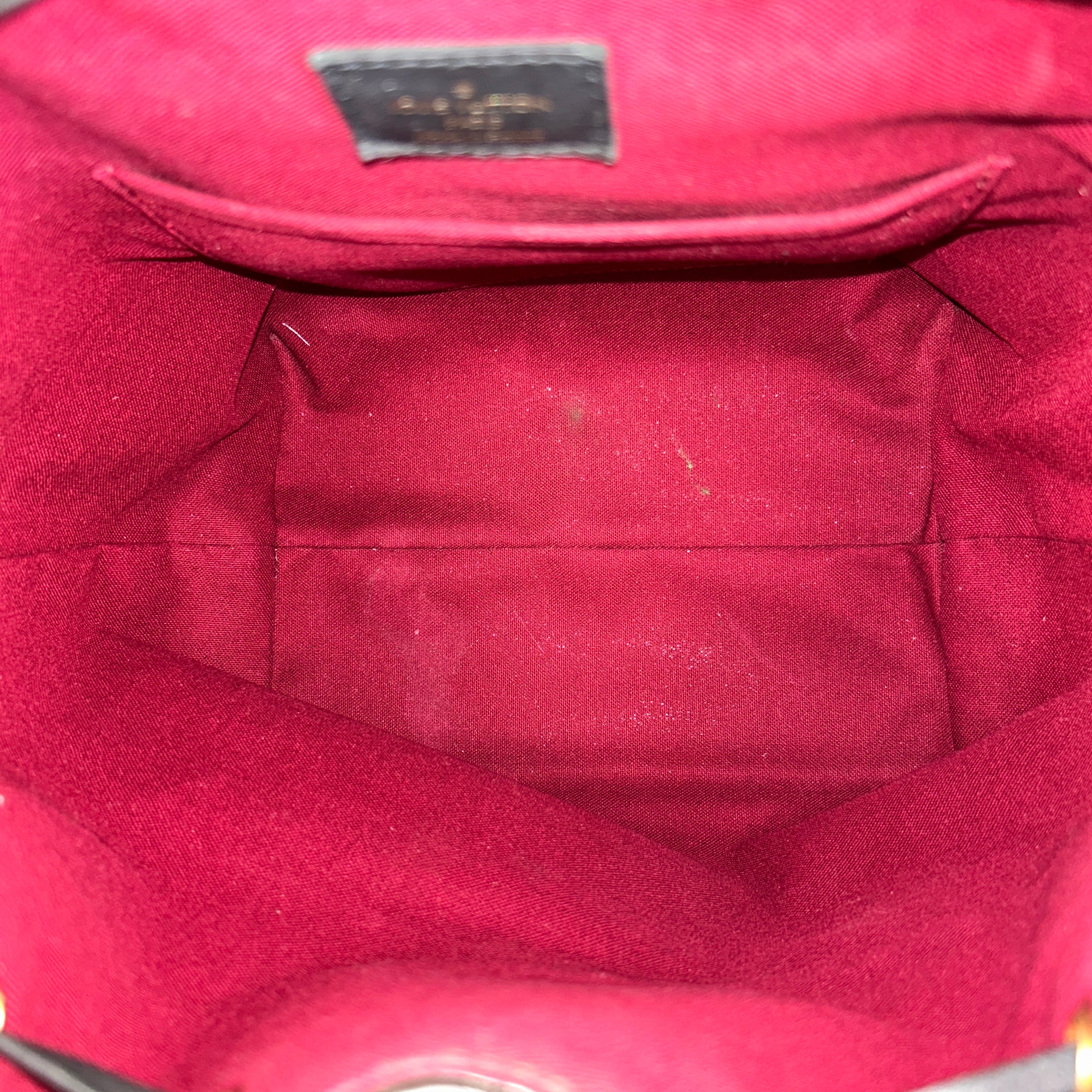 Black Monogram Canvas Montsouris PM NM Backpack Bag w/GHW