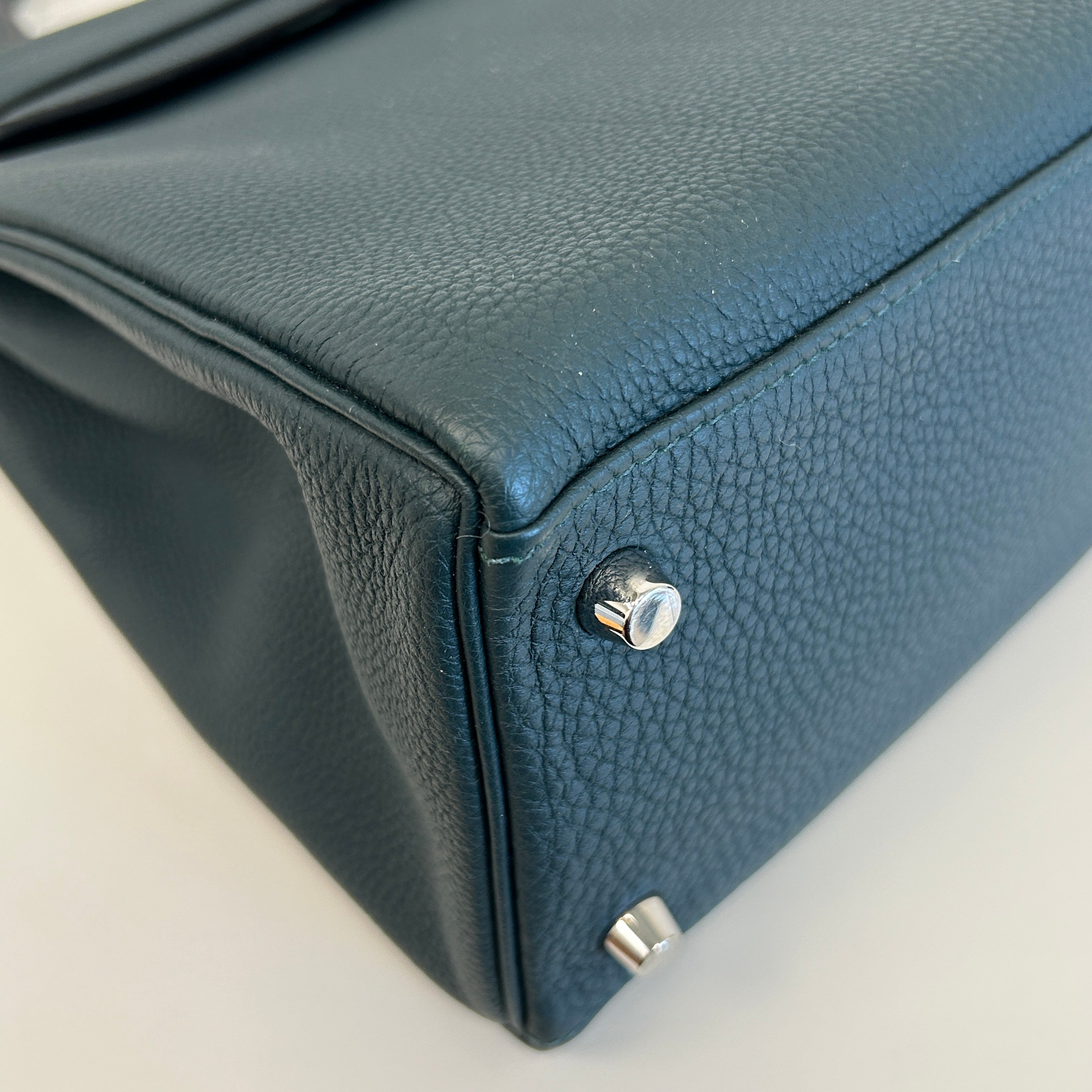 Vert Cypres Togo Leather Kelly II 32 Retourne