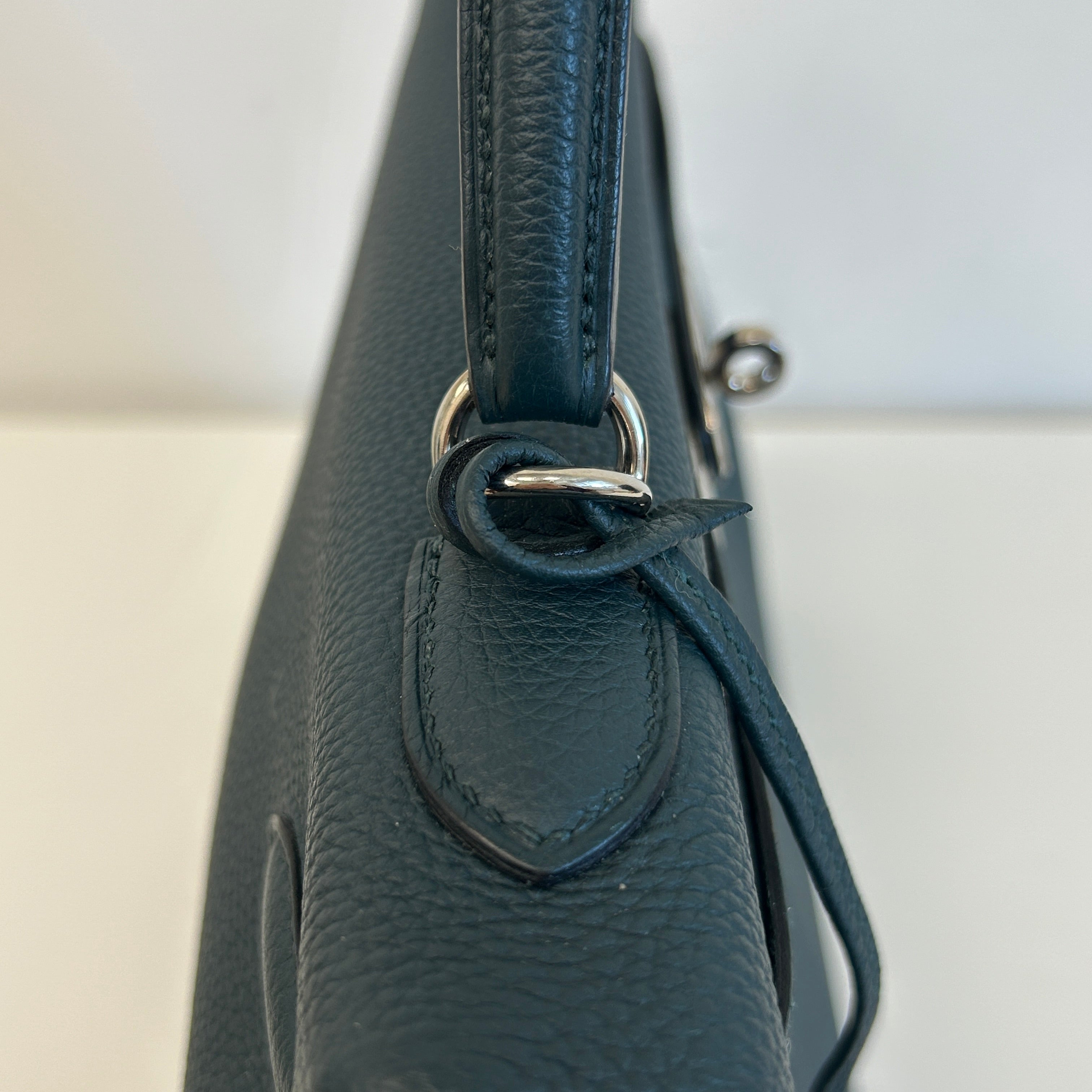 Vert Cypres Togo Leather Kelly II 32 Retourne