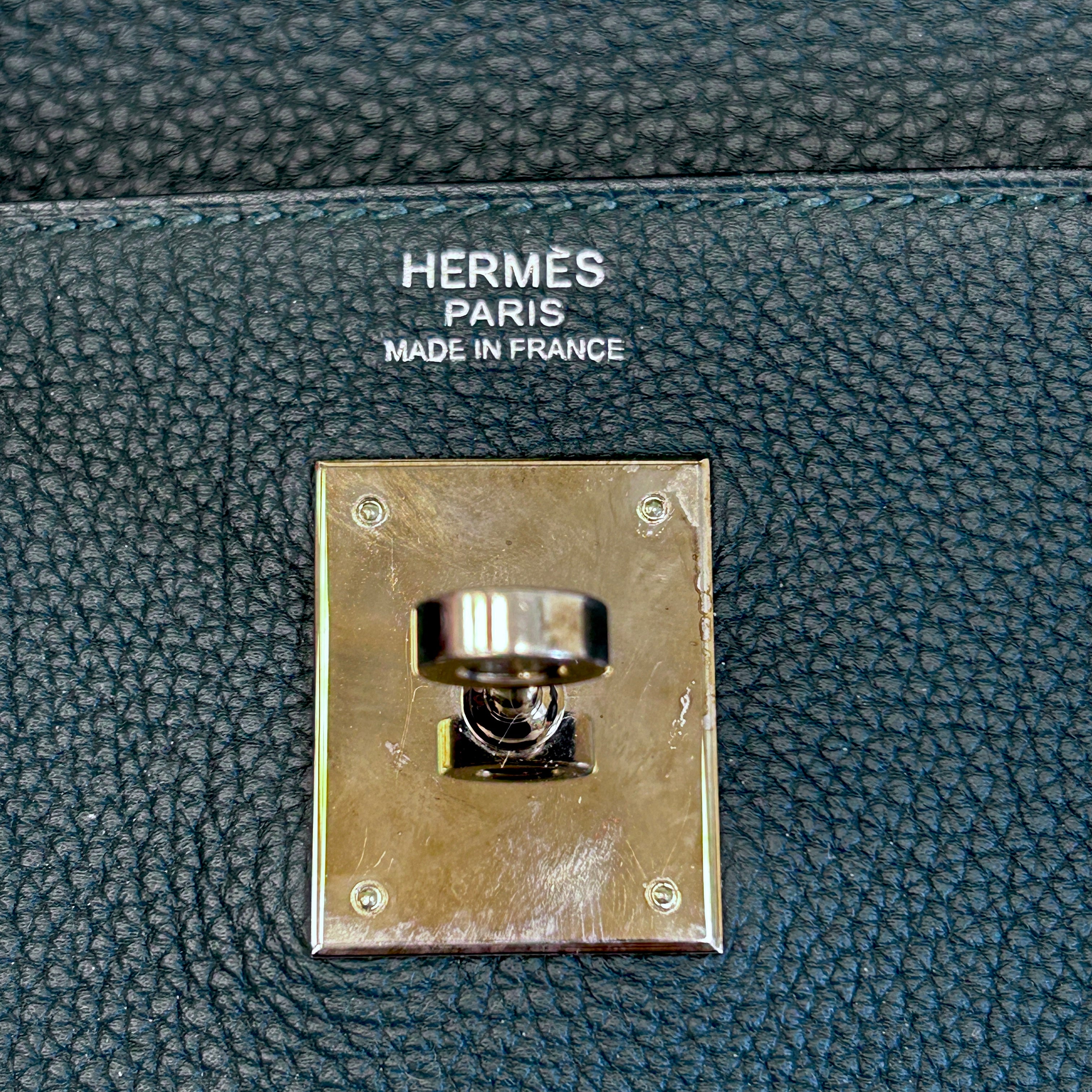 Vert Cypres Togo Leather Kelly II 32 Retourne