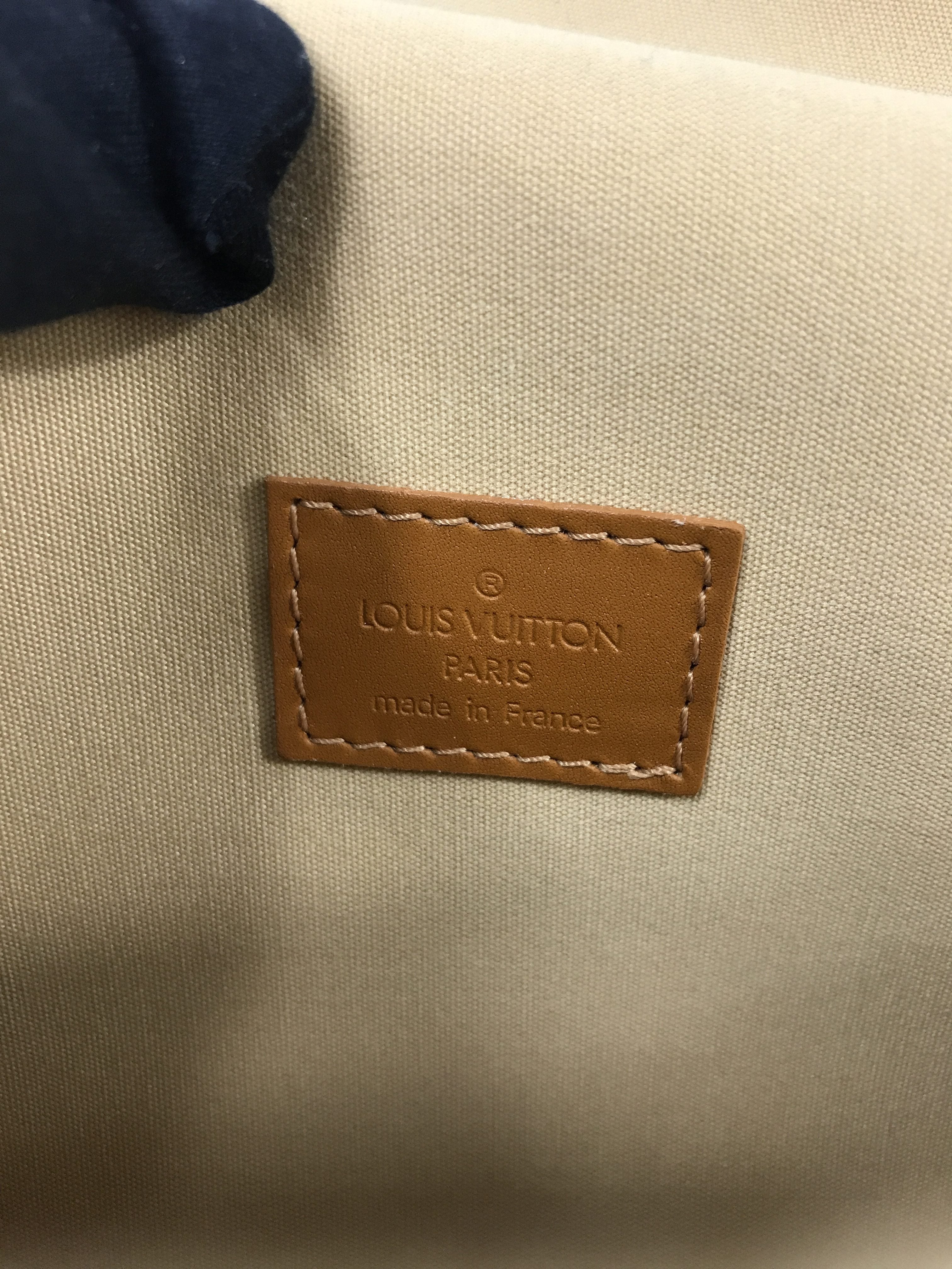 Vintage Beige Monogram Mini Lin Majorie Single Flap Shoulder Bag w/GHW
