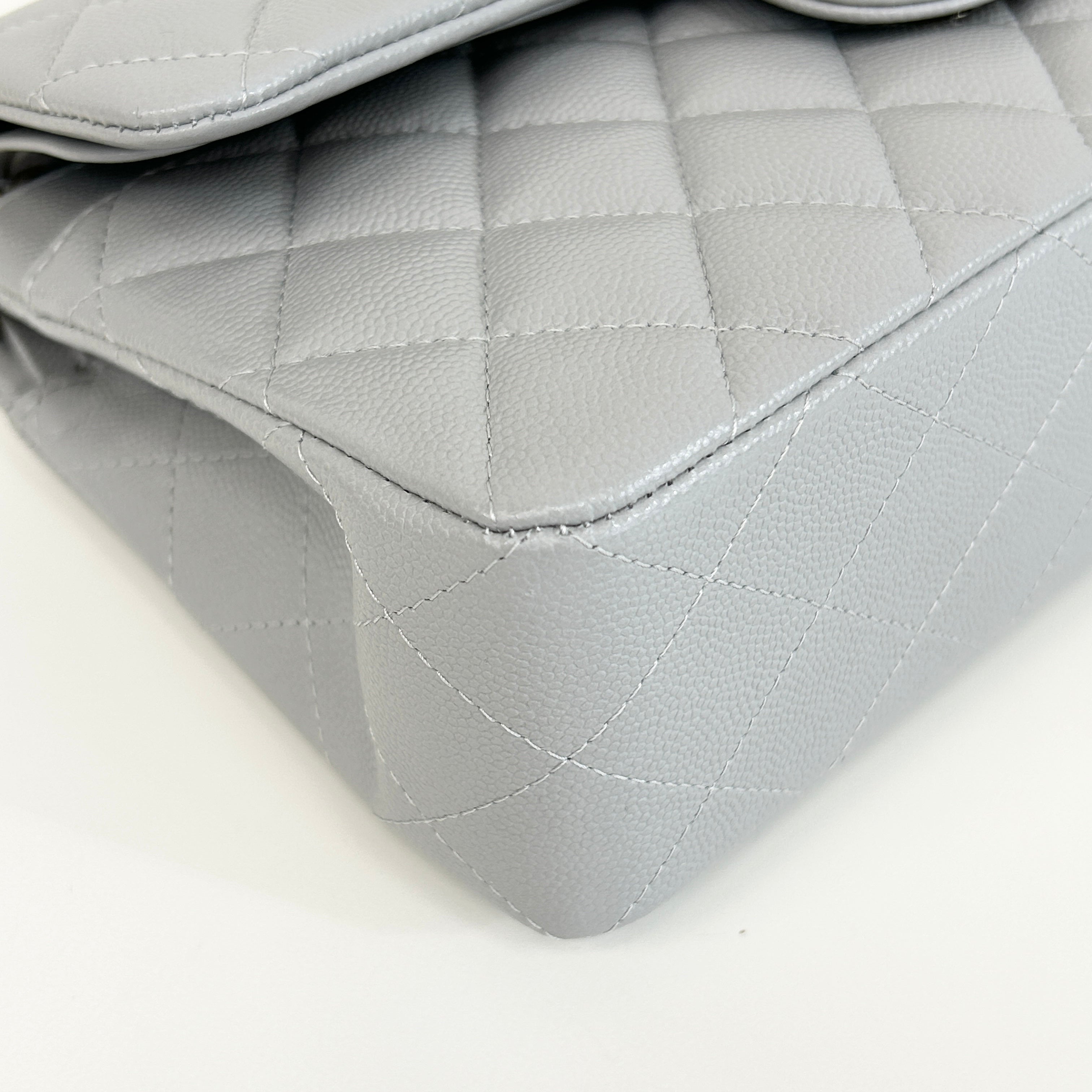 Light Grey Small Double Flap w/LGHW