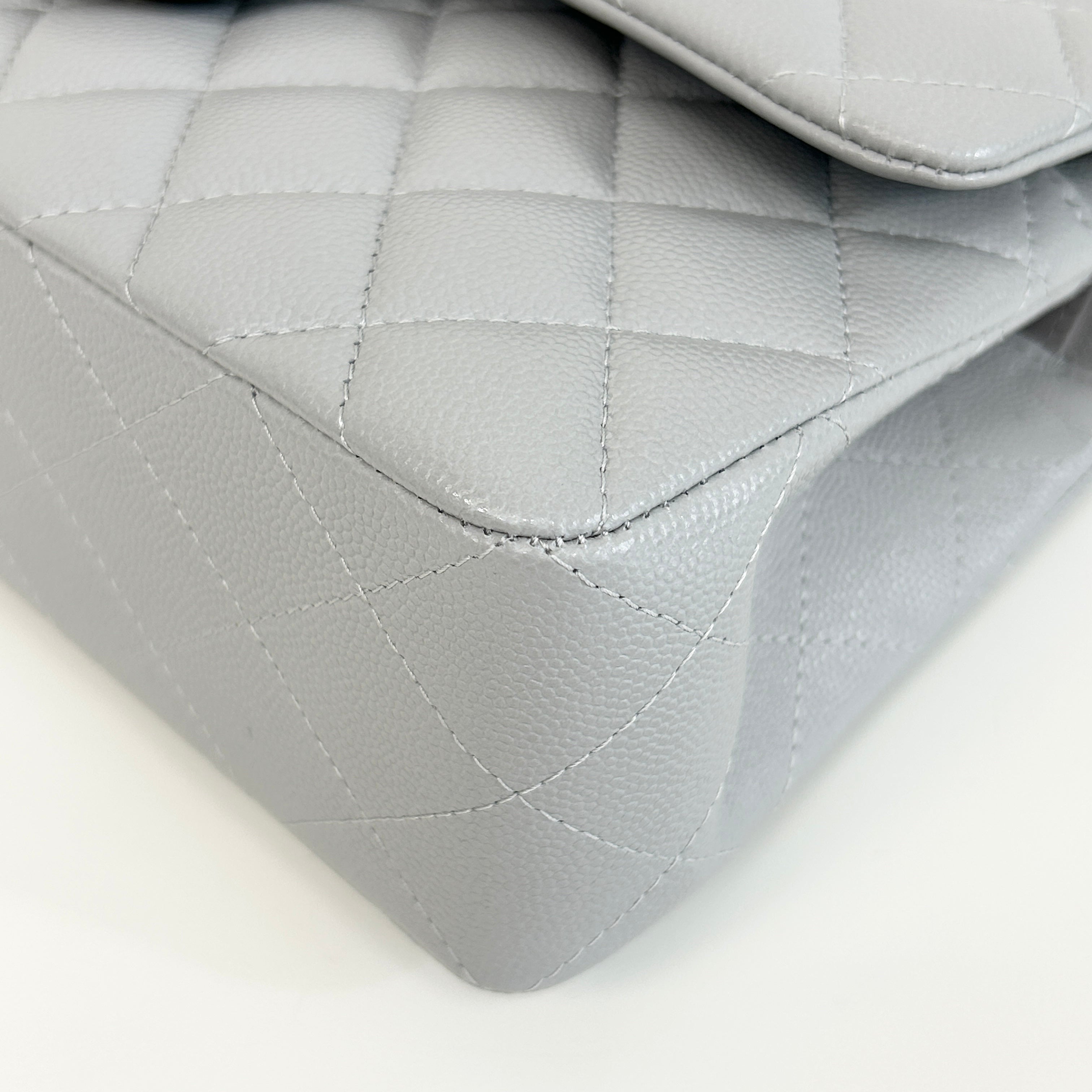 Light Grey Small Double Flap w/LGHW