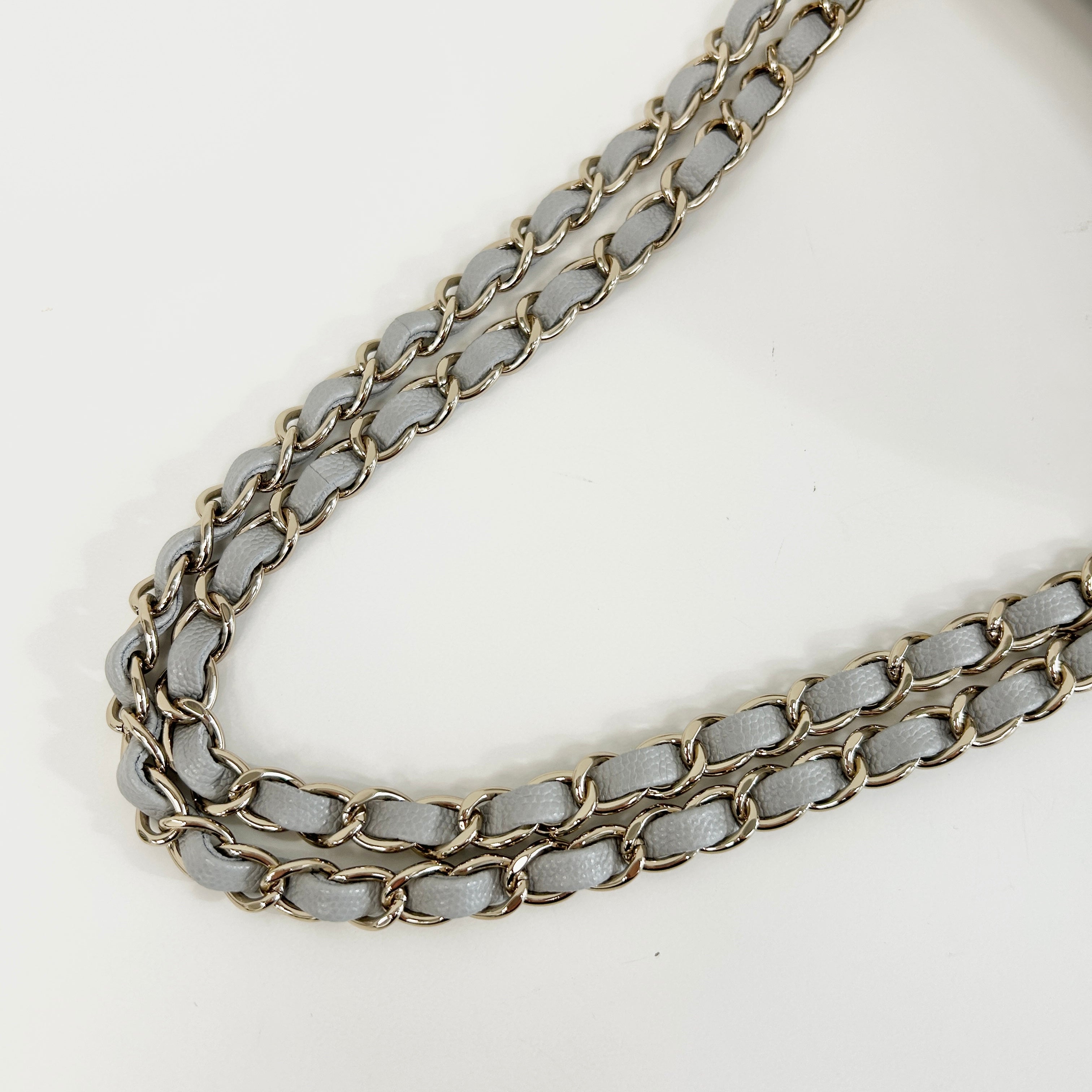 Light Grey Small Double Flap w/LGHW