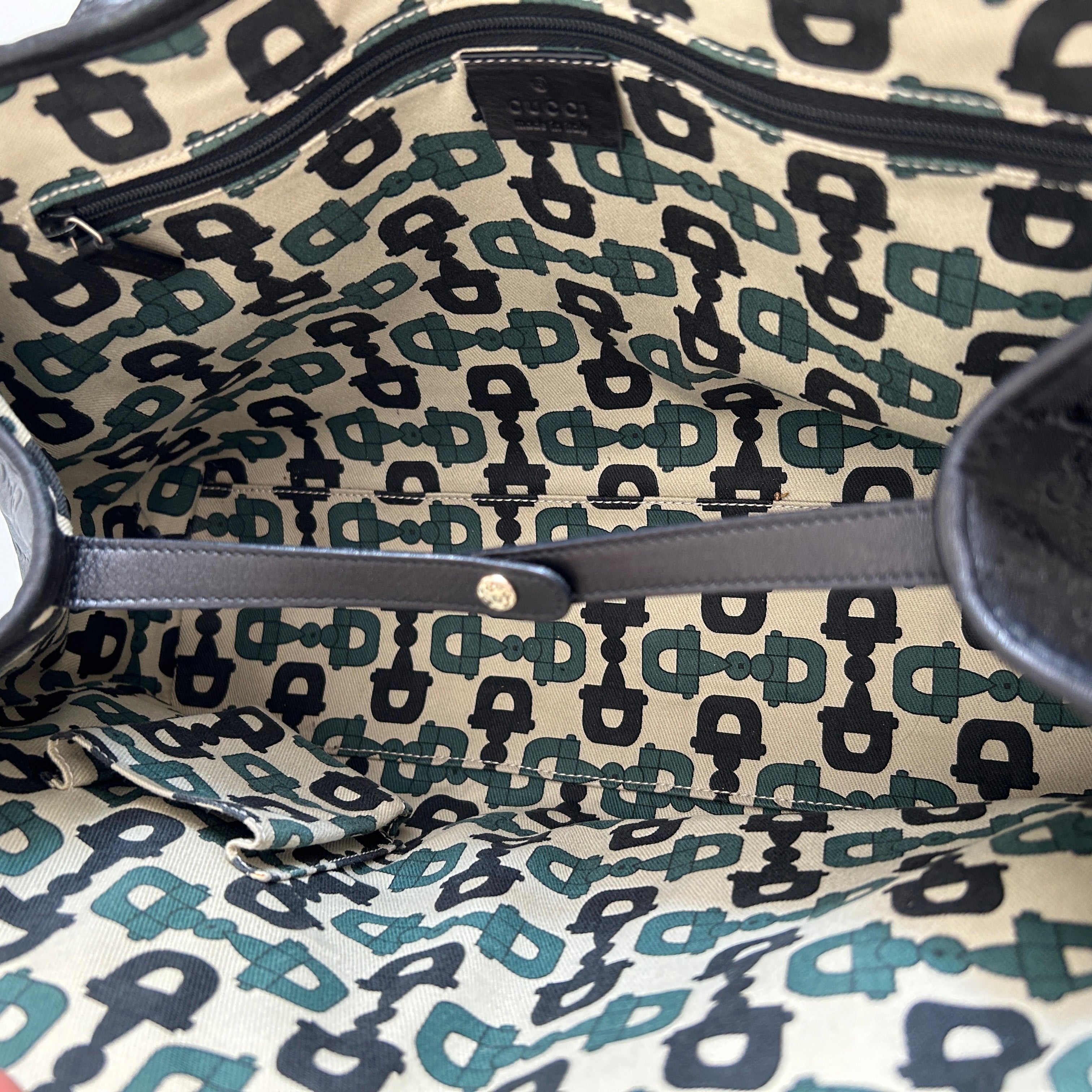 Black Guccissima Medium GG Shoulder Bag w/LGHW - Haute Classics
