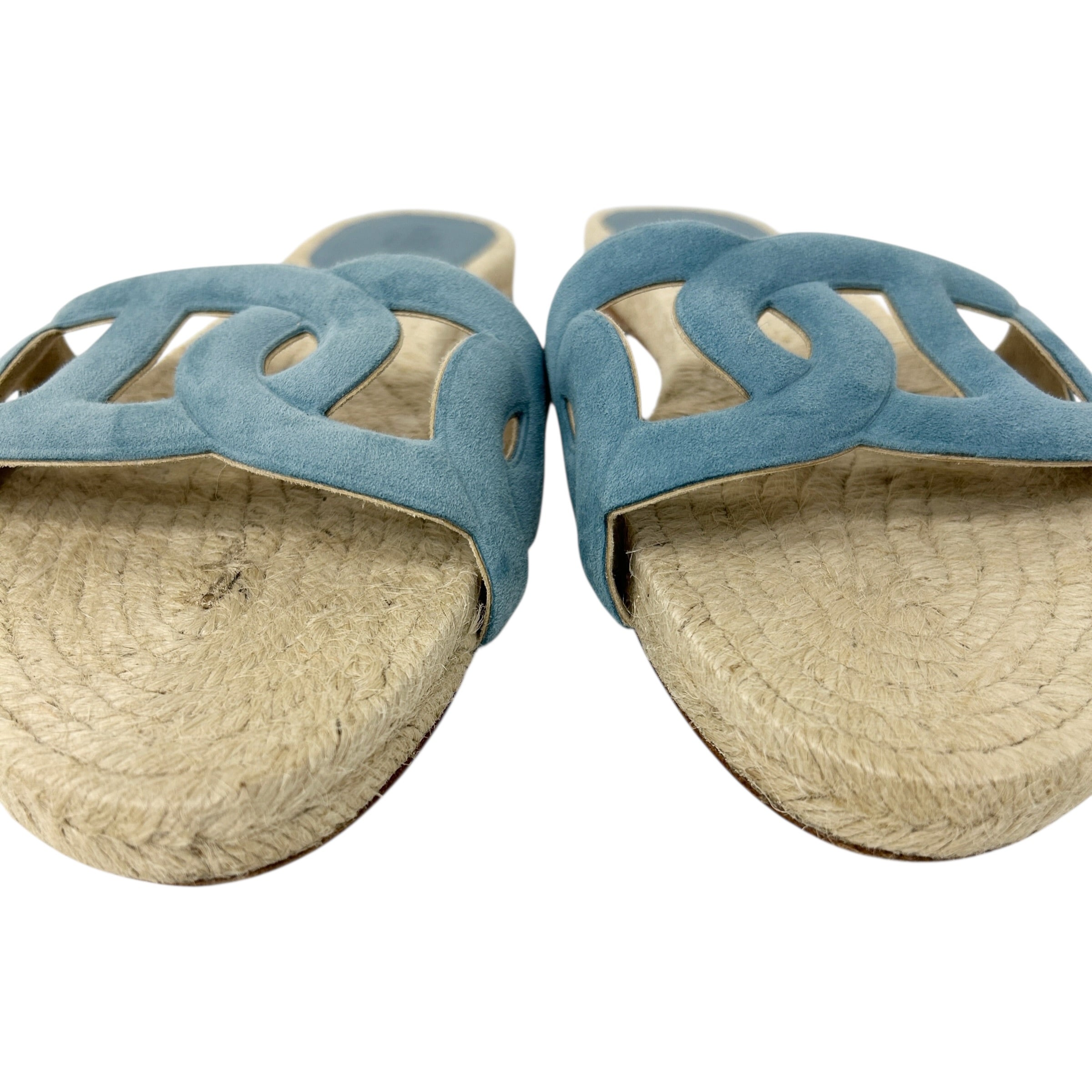 Blue Suede Famosa Espadrille - Haute Classics